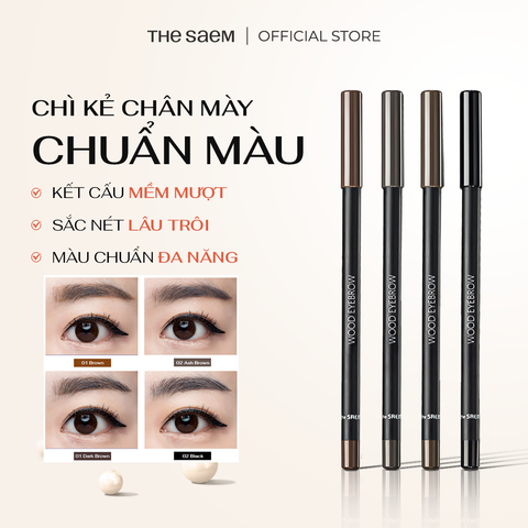 Chì Kẻ Chân Mày THE SAEM Saemmul Wood Eye Brow (1.8g)