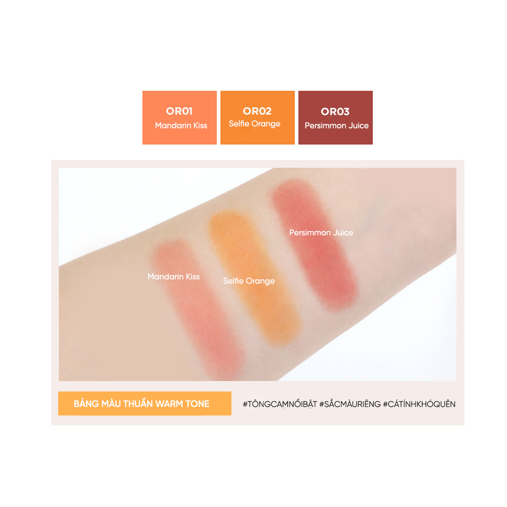 Phấn má hồng mềm mịn lâu trôi THE SAEM Saemmul Single Blusher (5g)