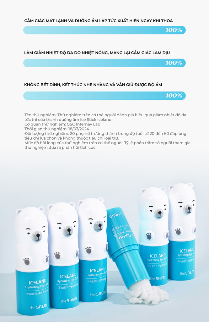 Sáp Dưỡng Ẩm Giảm Thâm Cho Mắt Iceland Hydrating Eye Stick 7g