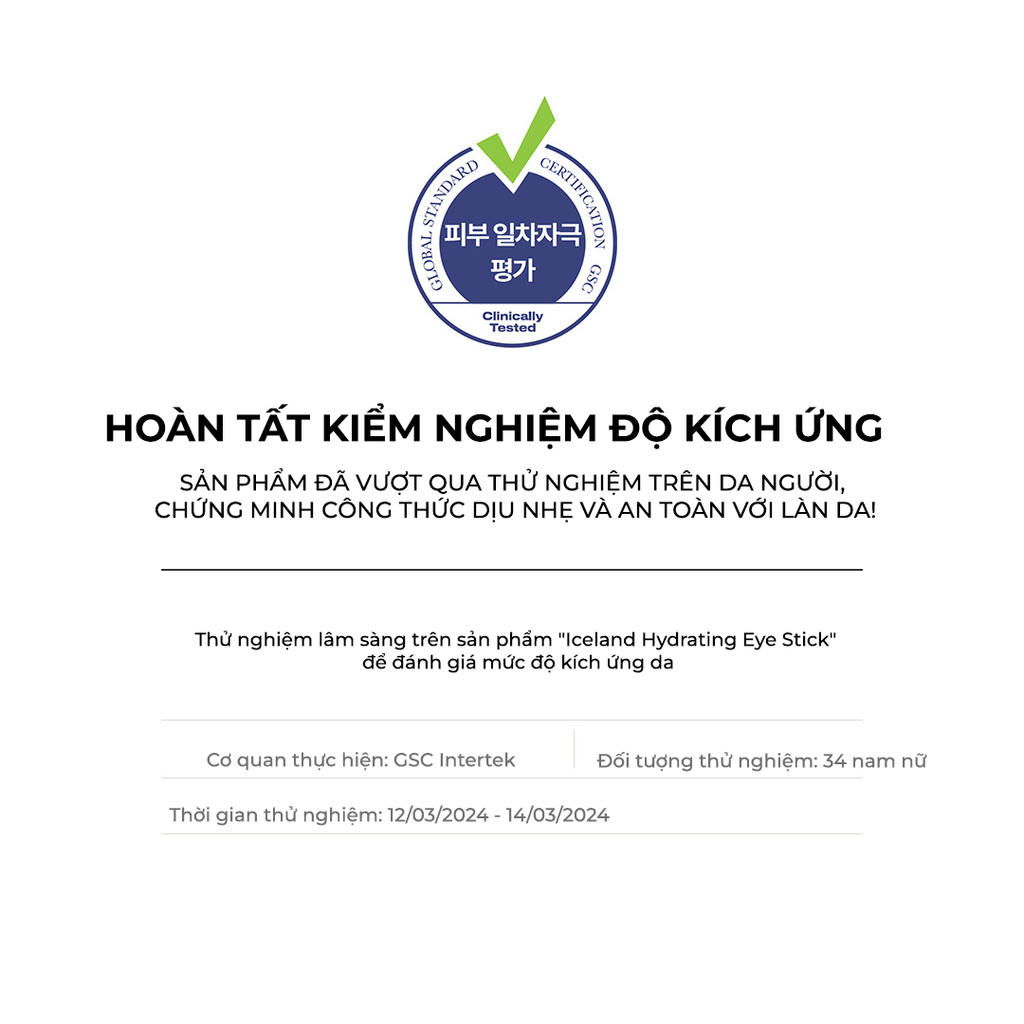 Sáp Dưỡng Ẩm Giảm Thâm Cho Mắt Iceland Hydrating Eye Stick 7g