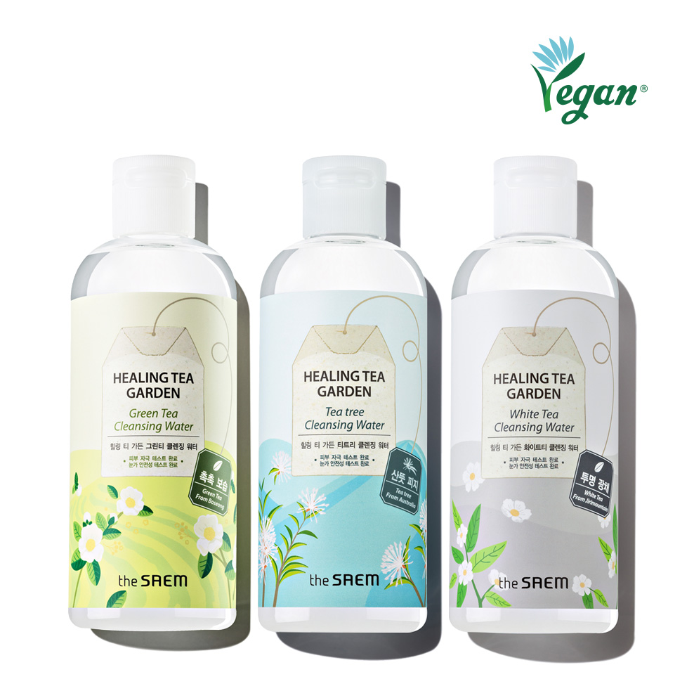 Nước tẩy trang dịu nhẹ THE SAEM Healing Tea Garden Cleansing Water