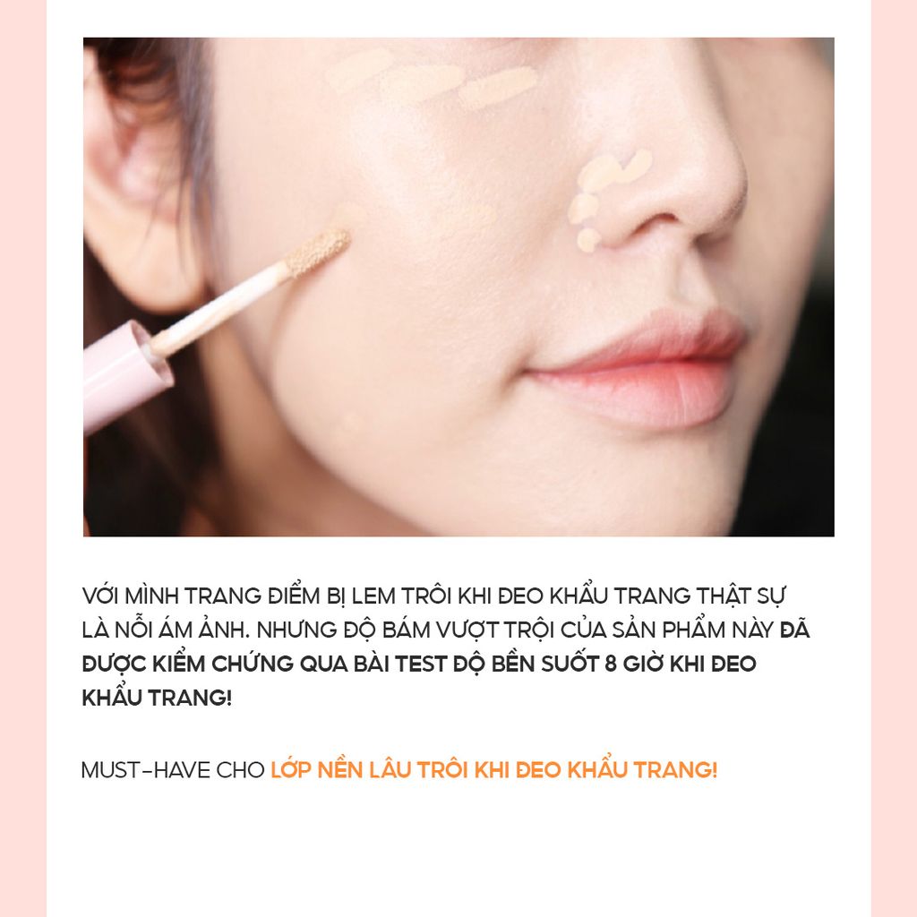 Kem Che Khuyết Điểm Bền Màu, Ẩm Mịn THE SAEM Cover Perfection Fixealer (6.5g)