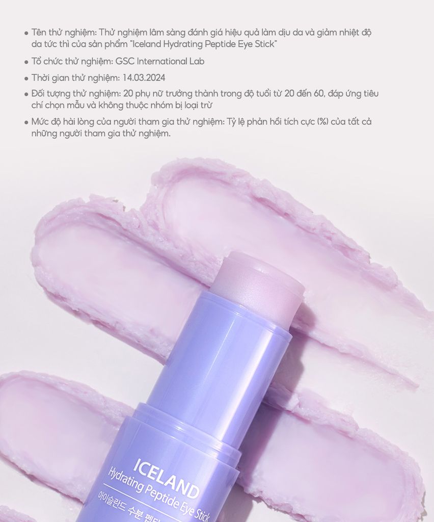 Sáp Dưỡng Ẩm, Săn Chắc Da Cho Mắt Peptide Iceland Hydrating Peptide Eye Stick 7g