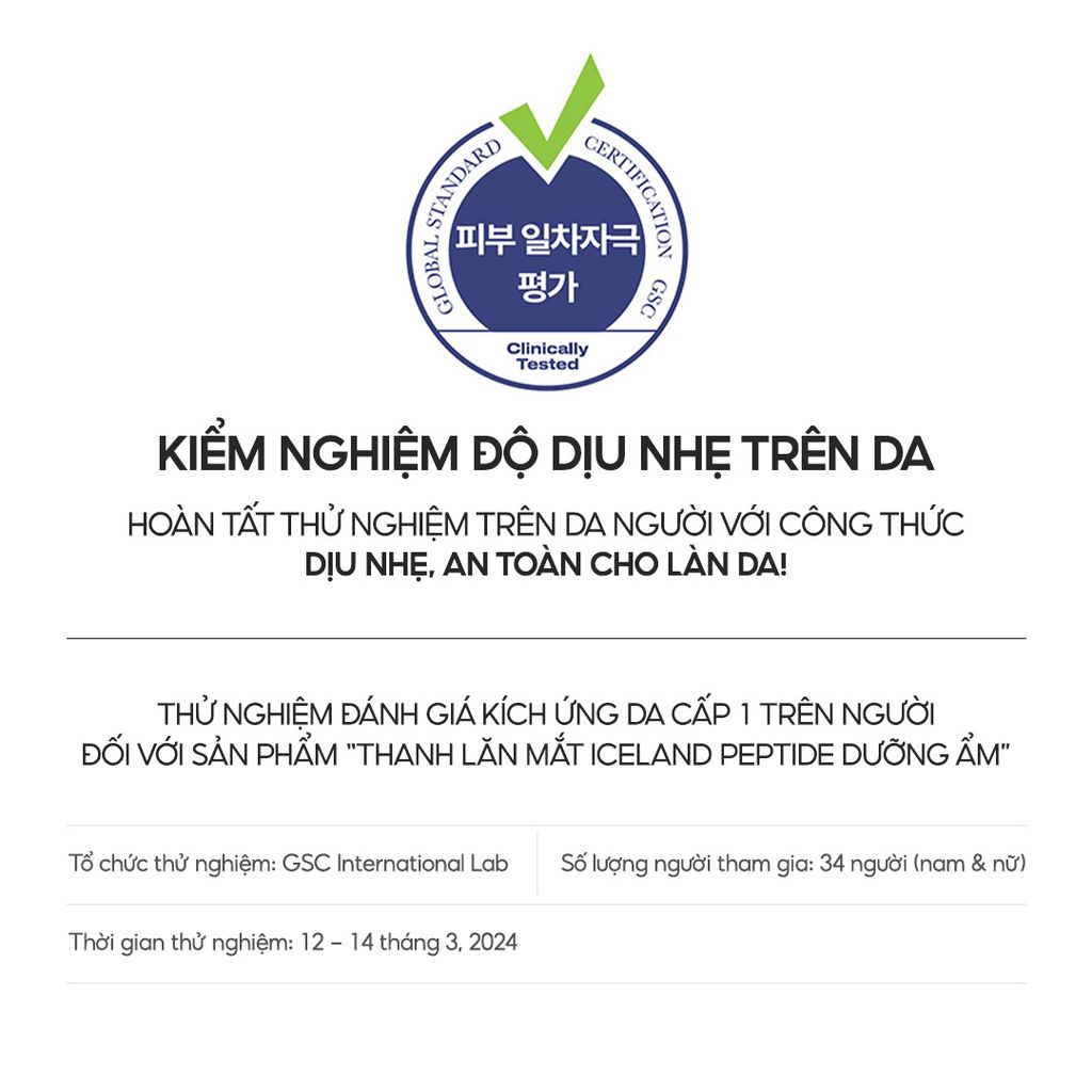 Sáp Dưỡng Ẩm, Săn Chắc Da Cho Mắt Peptide Iceland Hydrating Peptide Eye Stick 7g