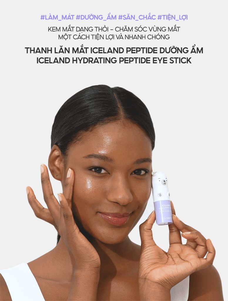Sáp Dưỡng Ẩm, Săn Chắc Da Cho Mắt Peptide Iceland Hydrating Peptide Eye Stick 7g