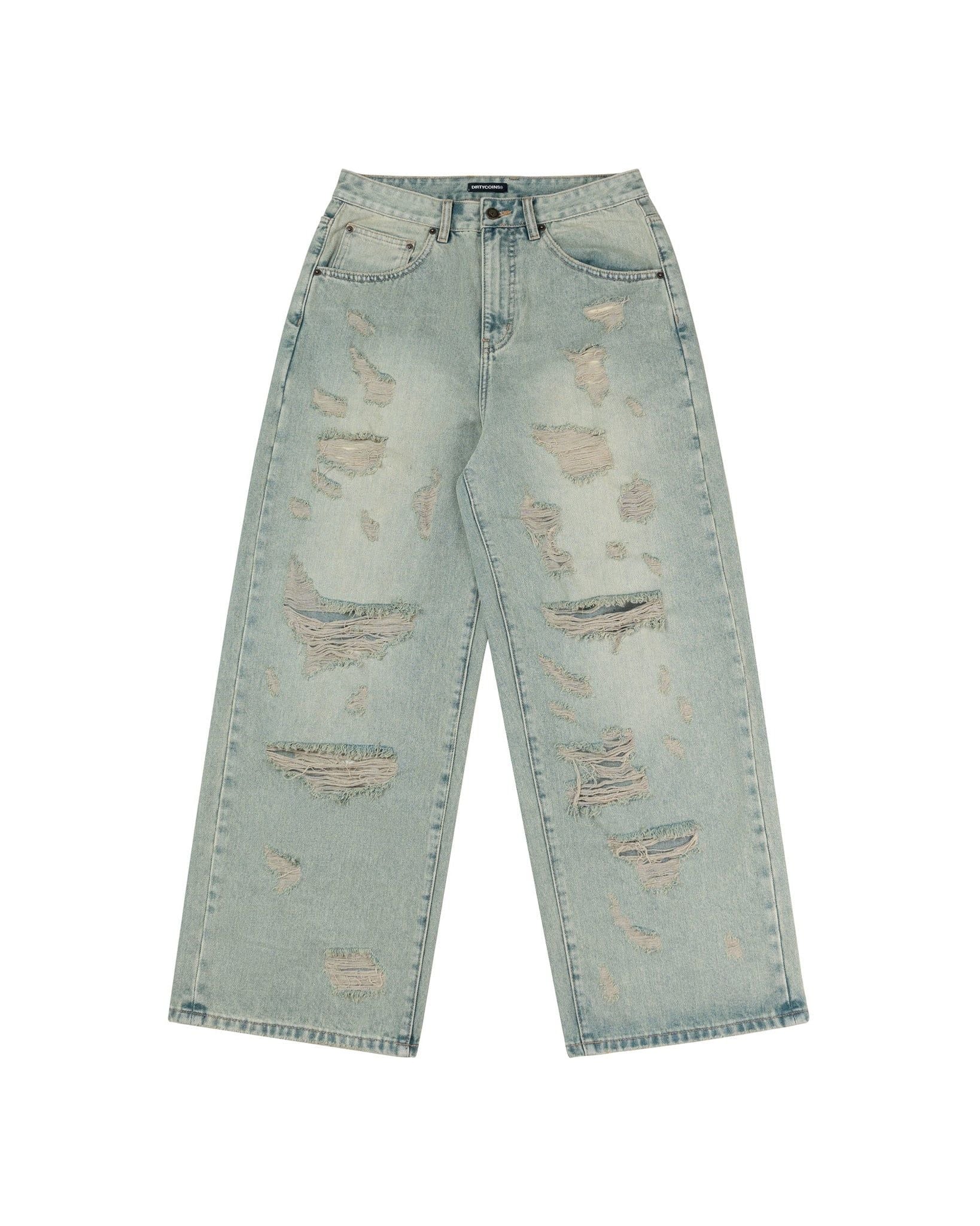  Quần dài Denim Pants Baggy Destroy 