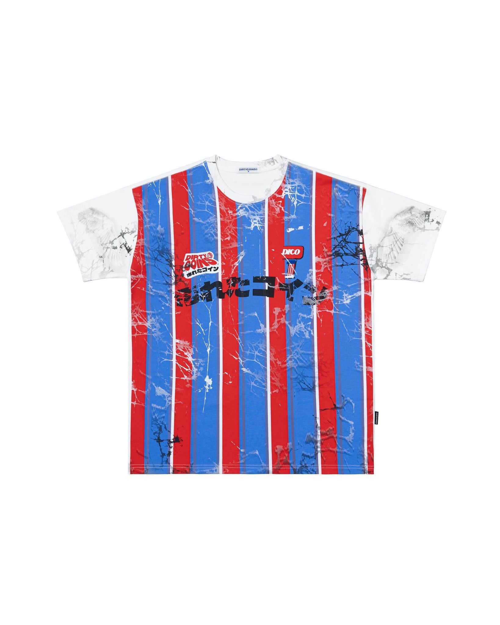  Áo Thun DirtyCoins Striped Destroy All Print 