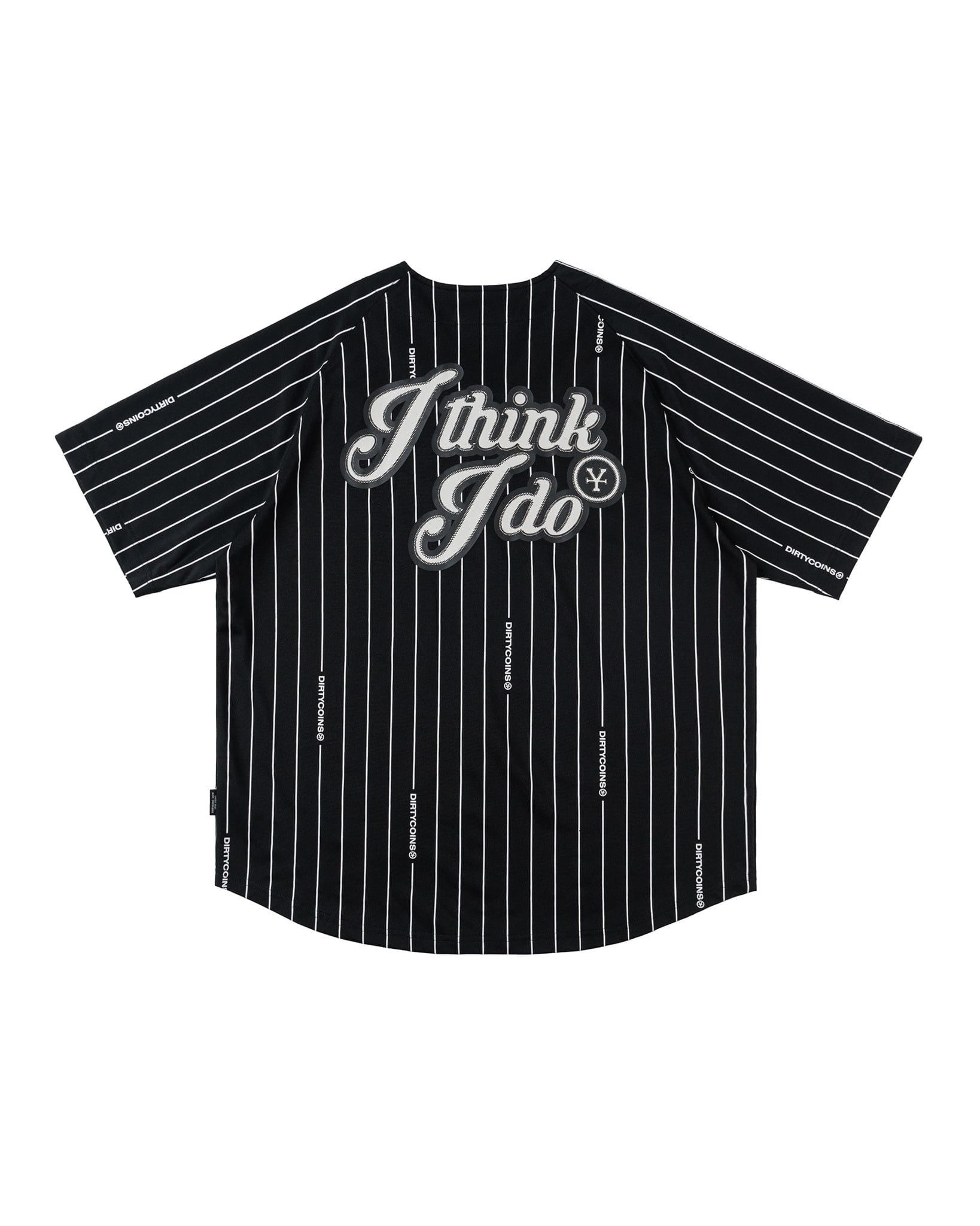  Áo Sơ Mi Baseball White Striped 
