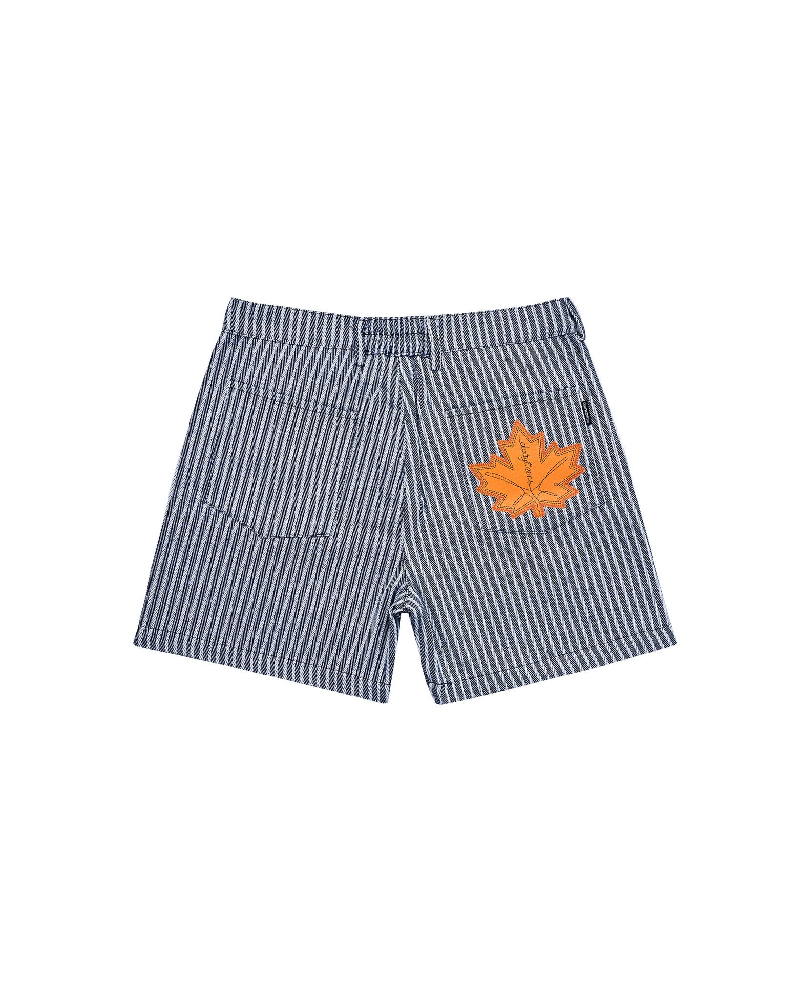  Quần Ngắn Striped Maple Leaf 