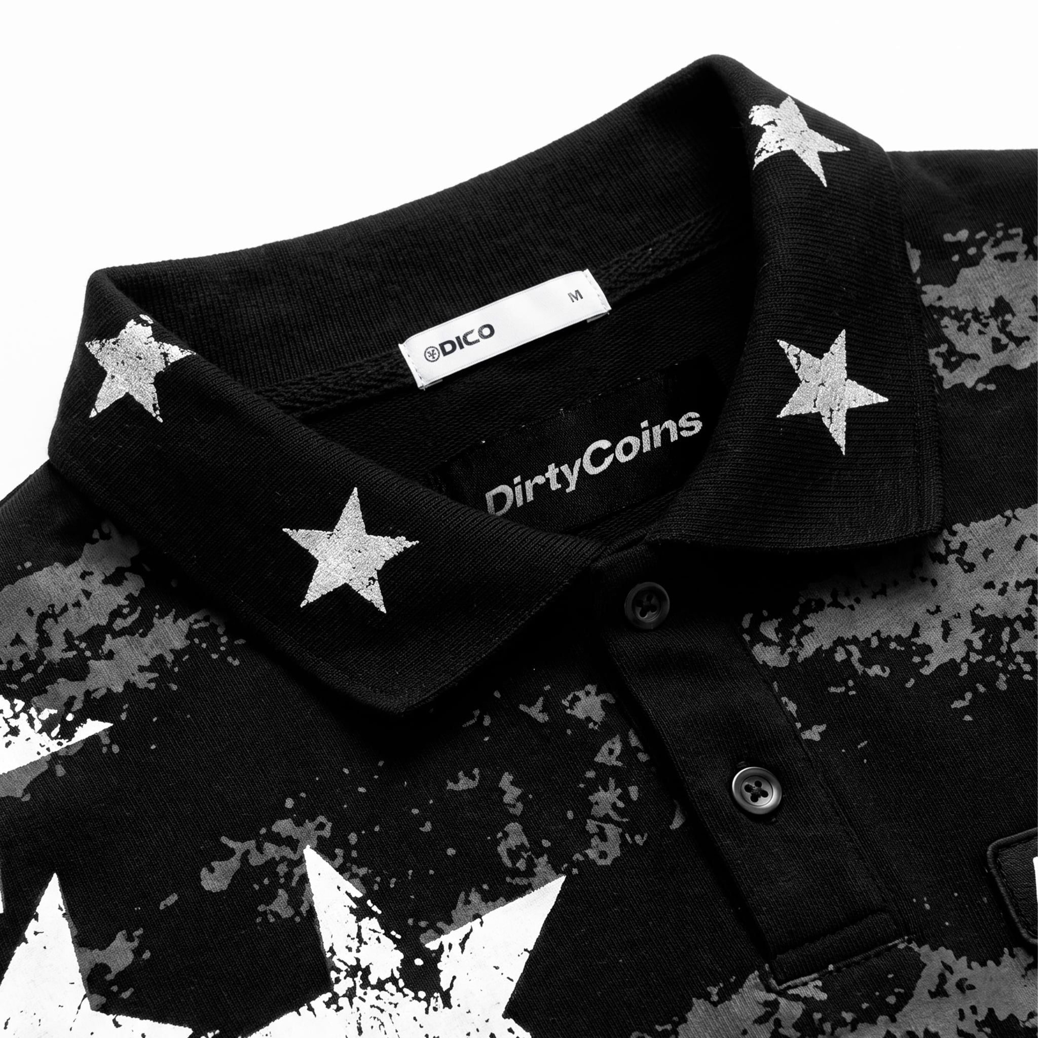  Áo Thun Polo Dico Striped Star 