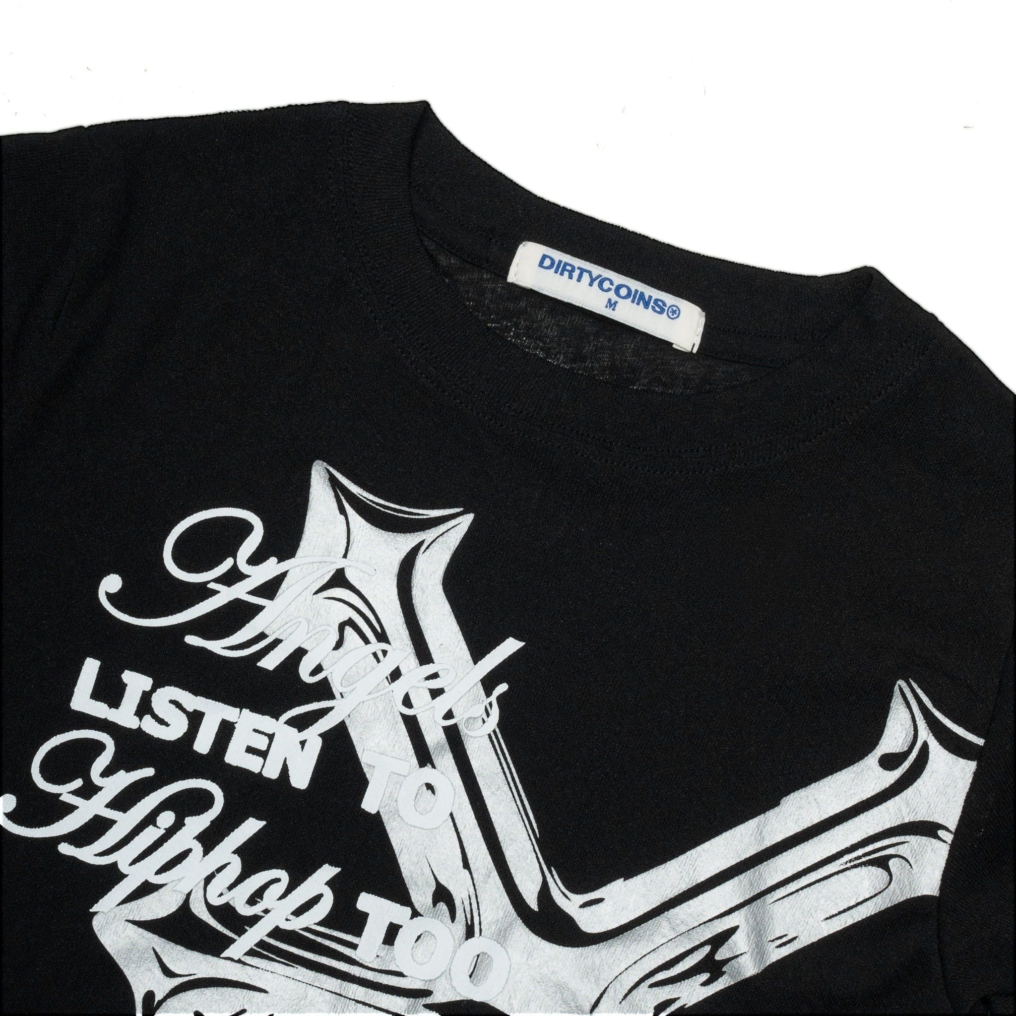  Áo thun Fitted Baby Tee Dico Hiphop Angels 