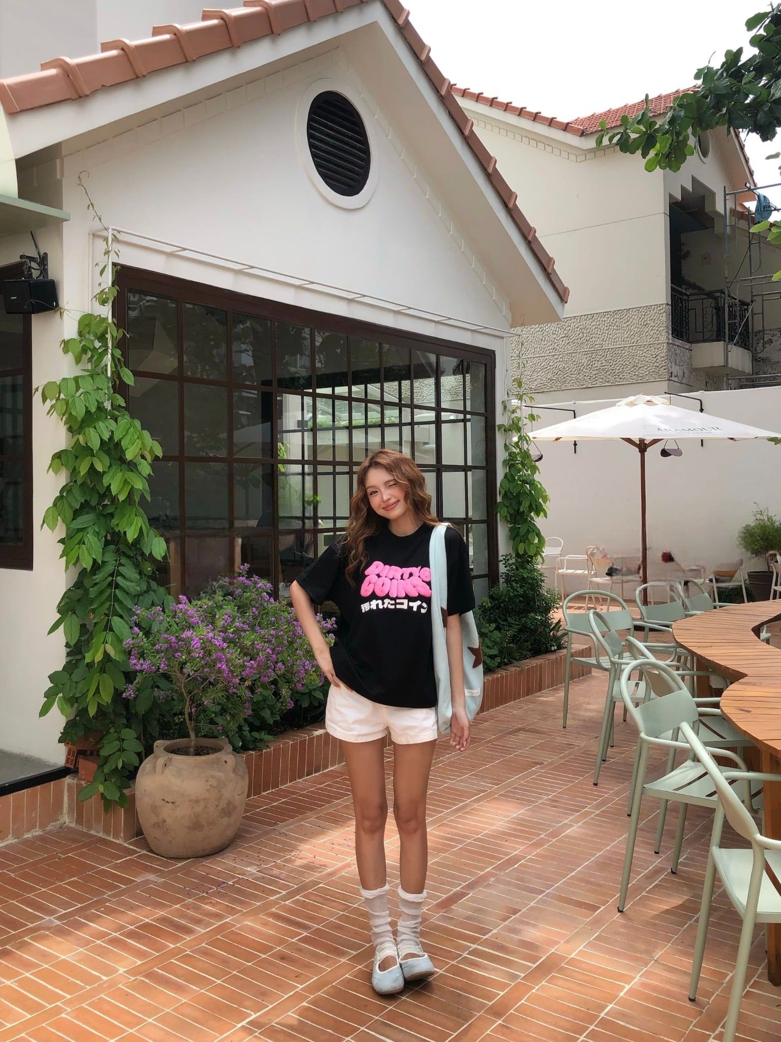  Áo thun Dico Fluffy Wavy Logo 
