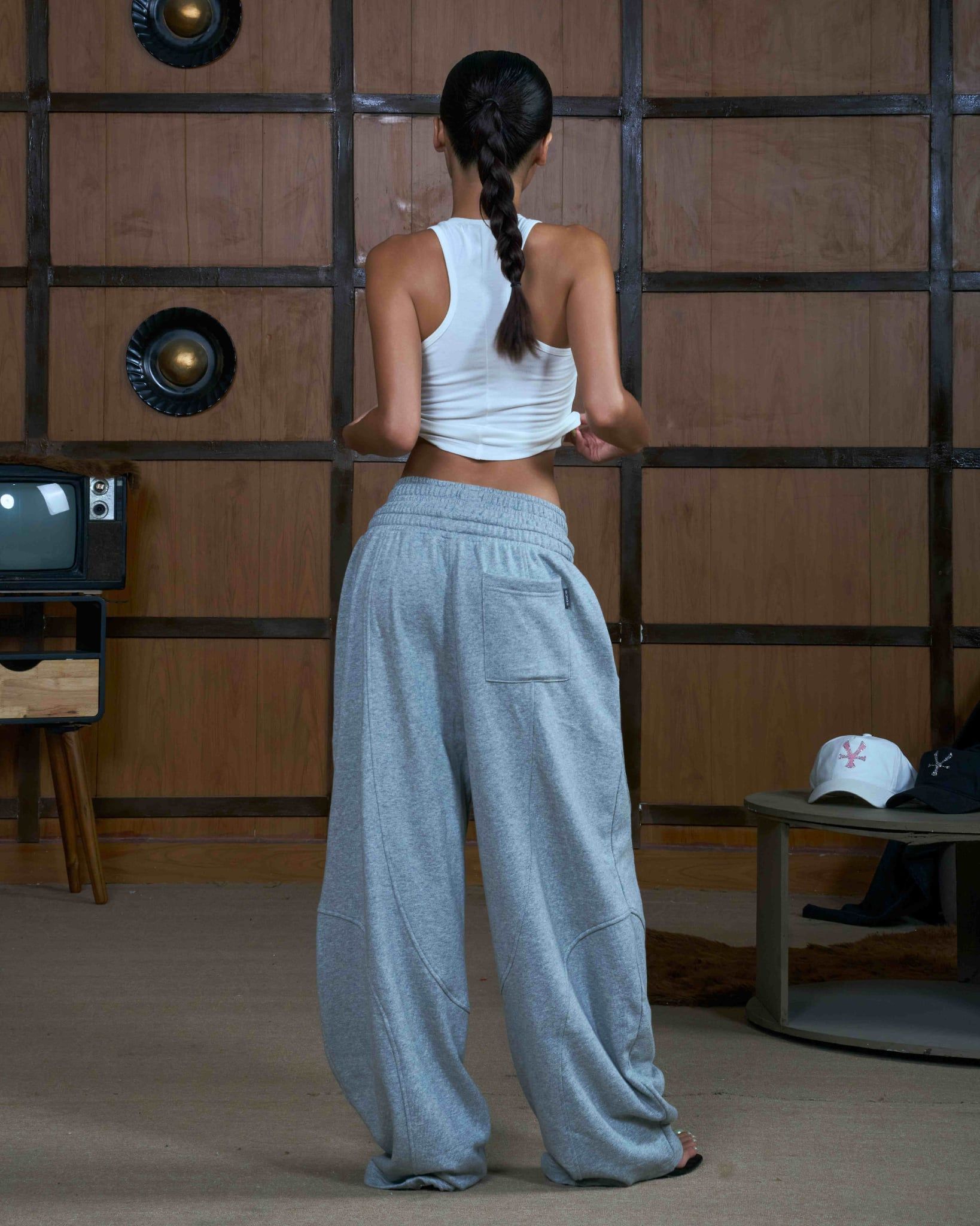  Quần Dài Baggy Double Waist Sweatpants 