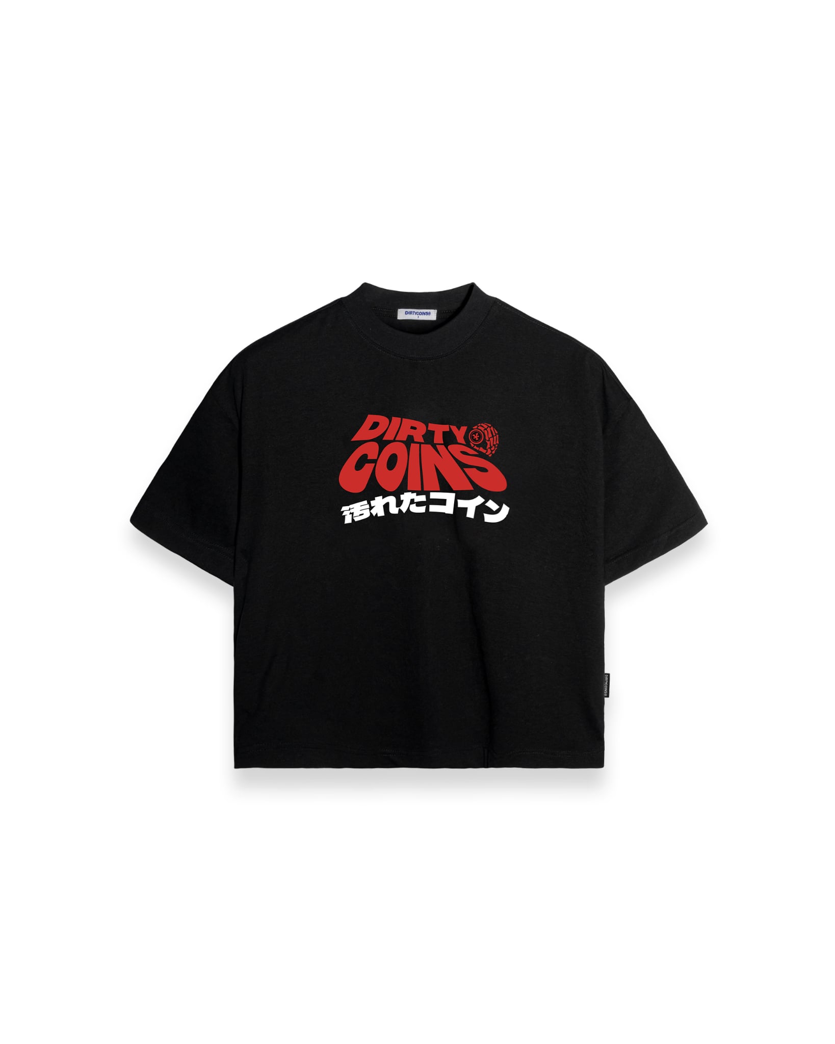 DirtyCoins Áo thun Relaxed Boxy DC Wavy Logo