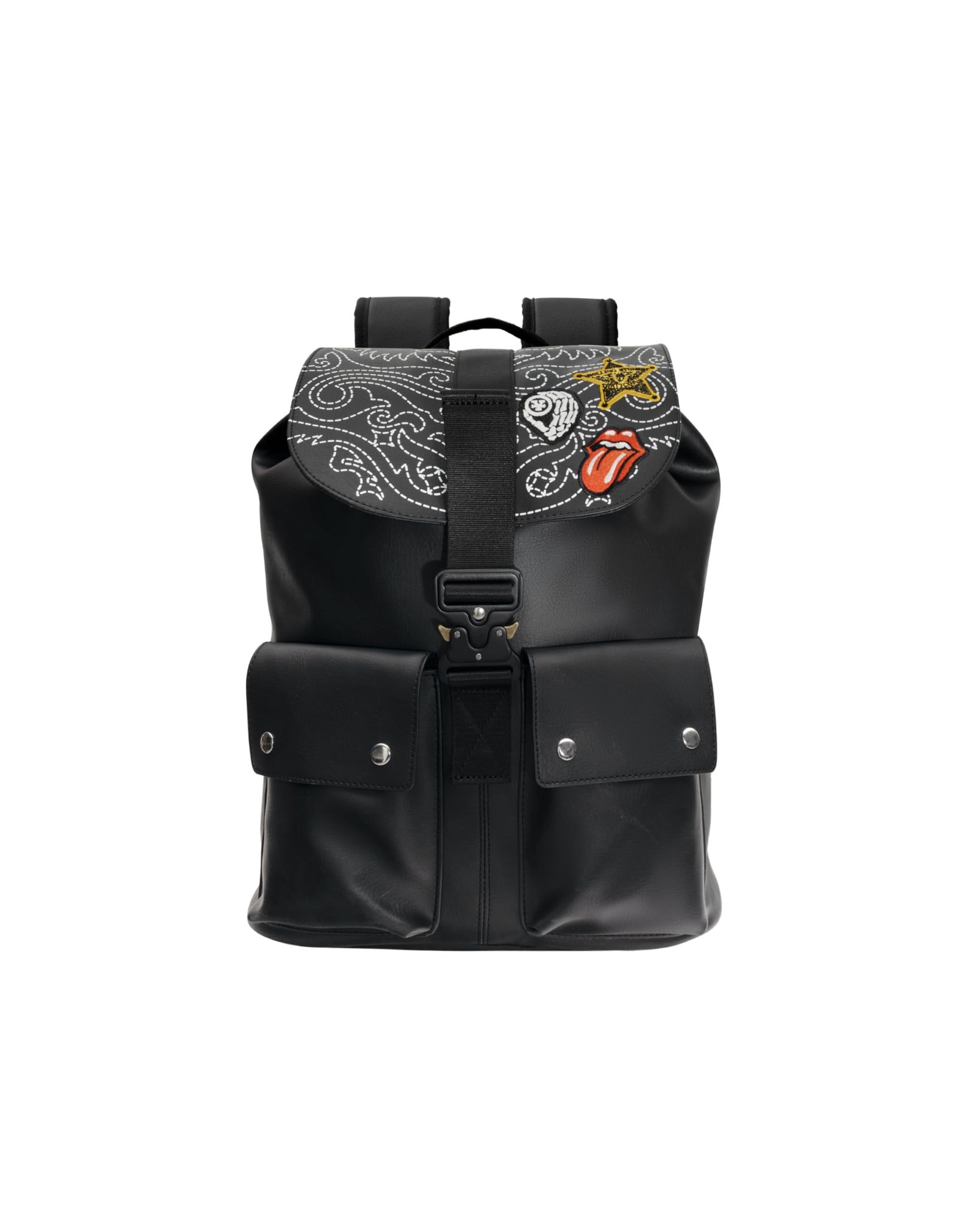  Ba lô DCxRS Leather Military Patches 