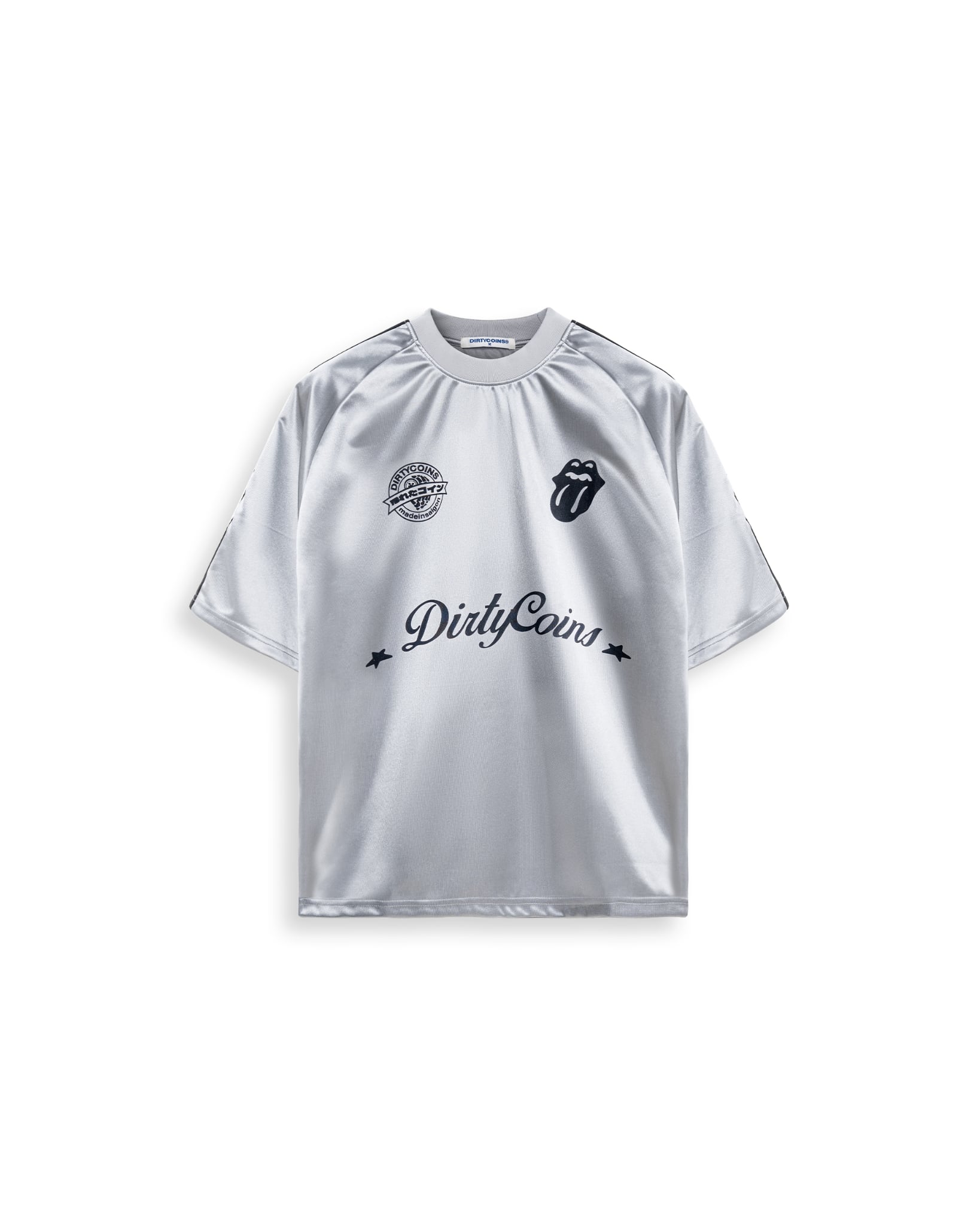 DirtyCoins Áo Jersey Soccer DCxRS Logo Glossy
