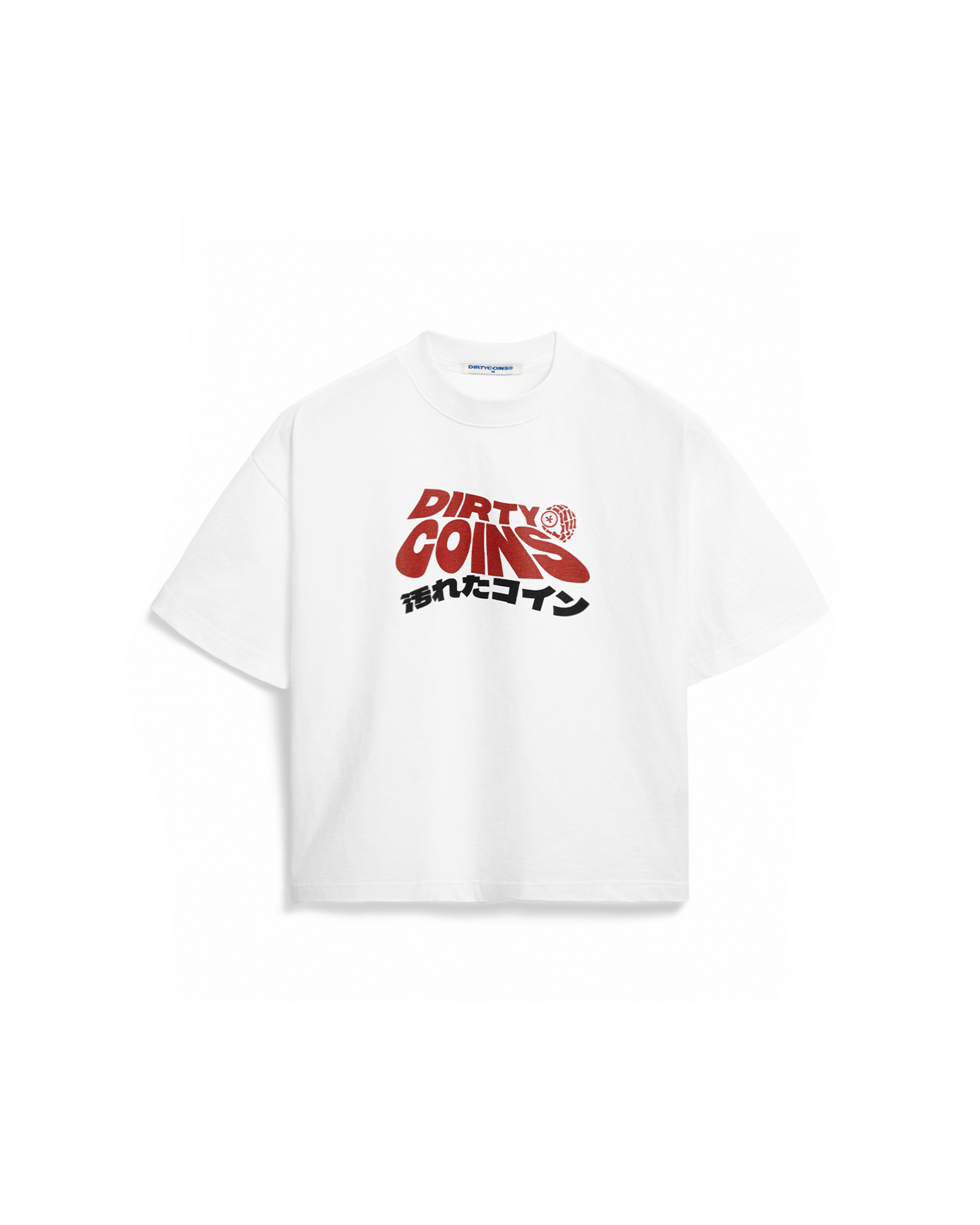 DirtyCoins Áo thun Regular Boxy DC Wavy Logo