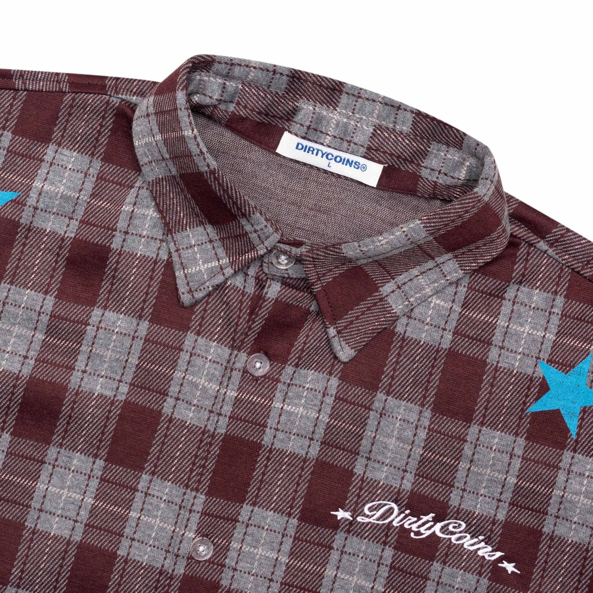  Áo Sơ Mi DirtyCoins Bluestar Check Shirt 