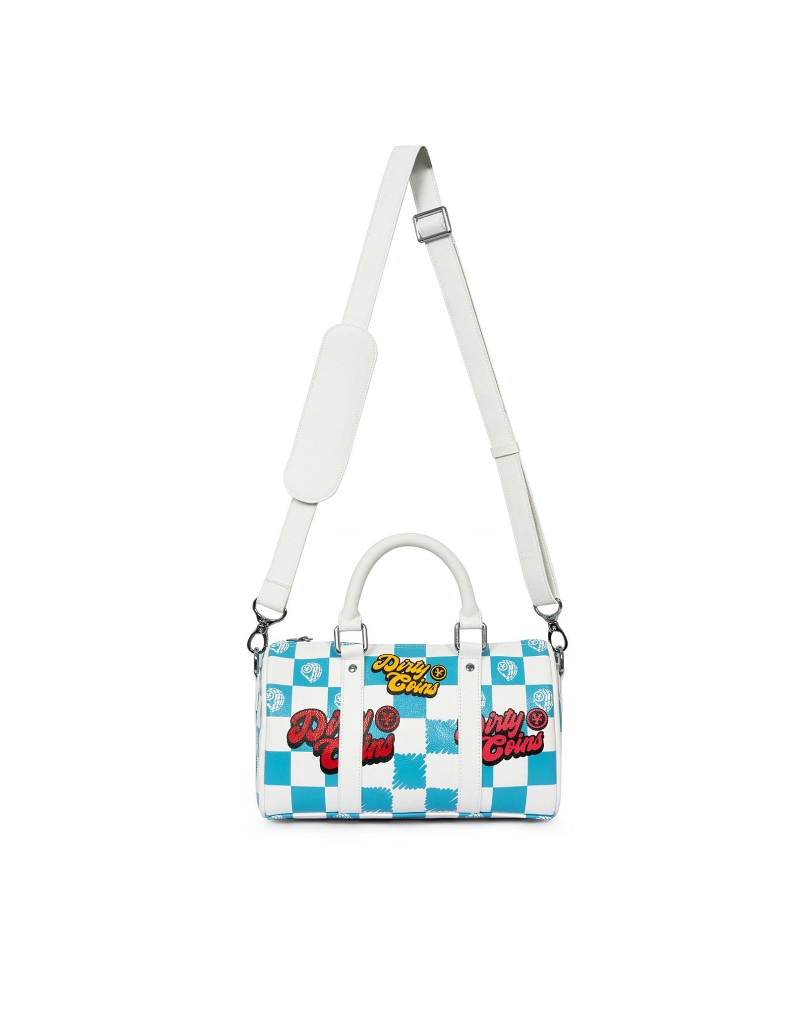  Túi xách Checkerboard Print Mini Bowler Bag 