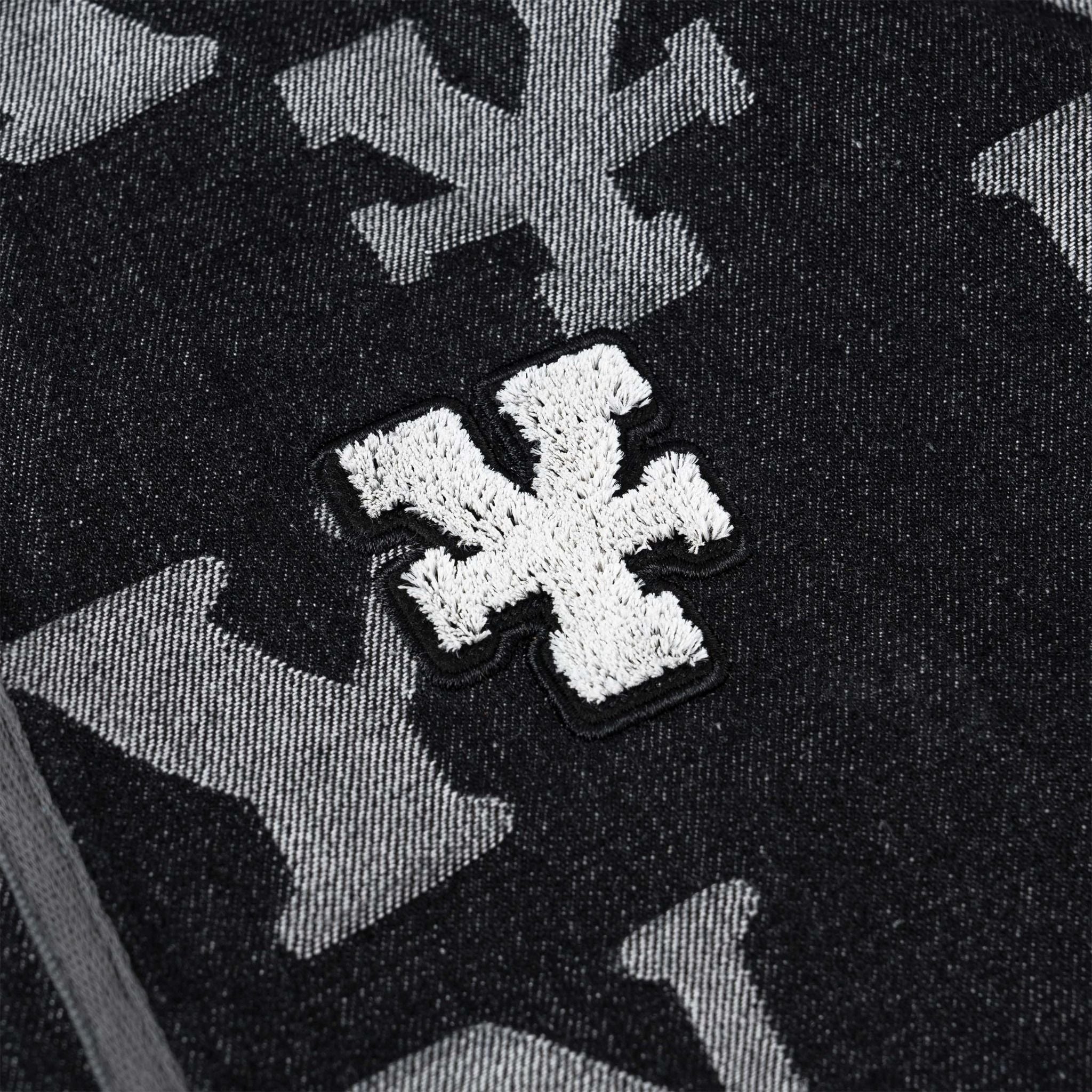  Áo Sơ Mi Letters Monogram Denim Jersey Shirt 