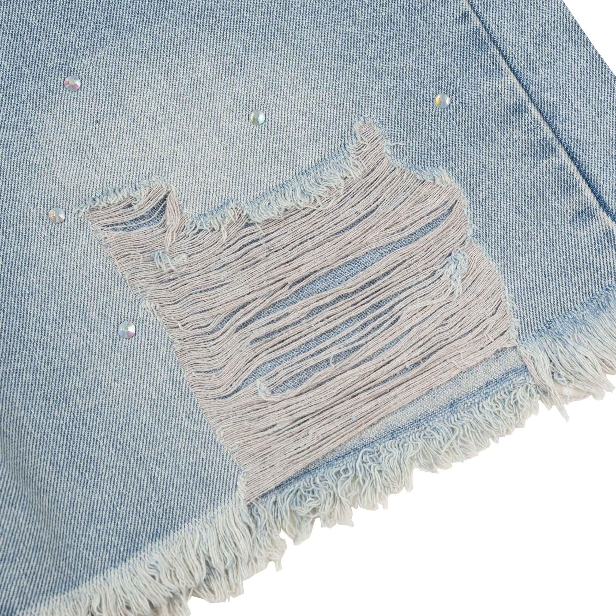  Quần ngắn Denim Shorts Studs 