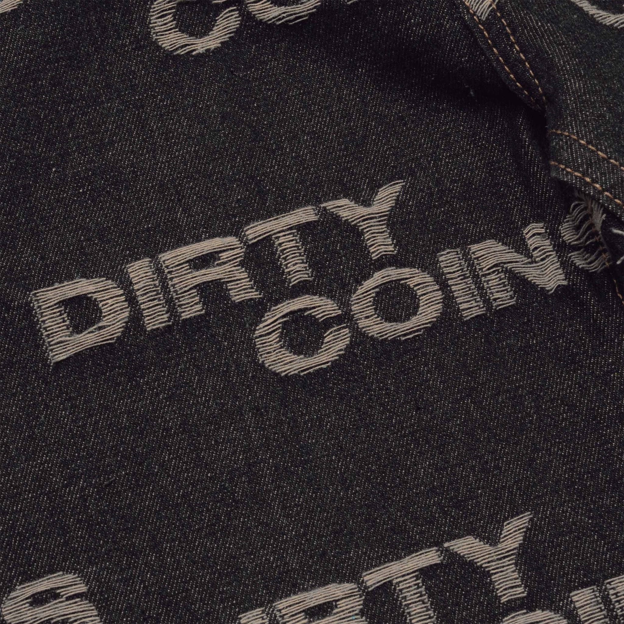  Quần dài Denim Baggy Frayed Logo 