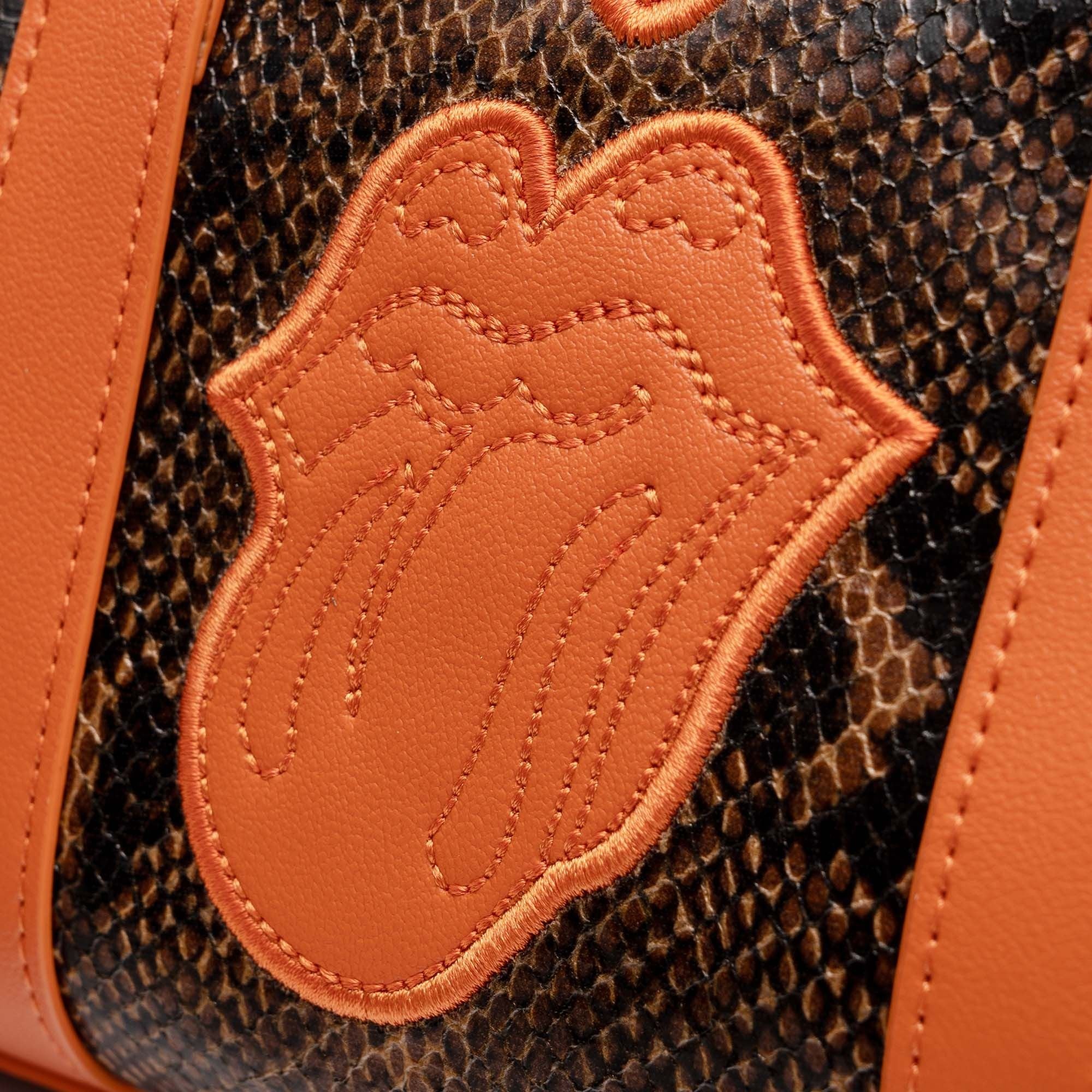  Túi Mini Bowler DCxRS Snake Leather 