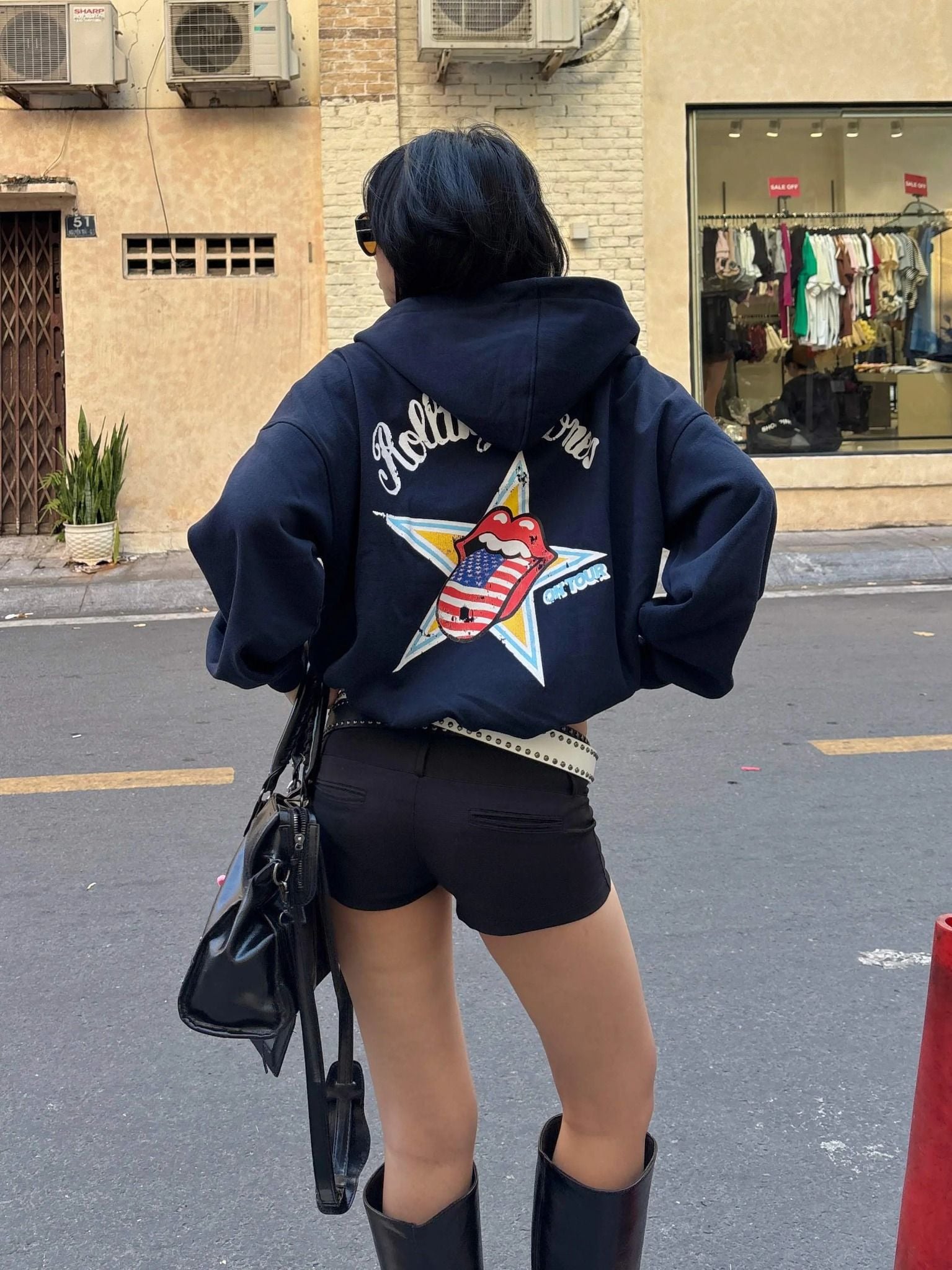 Áo khoác Hoodie Zip Up DCxRS US Tongue 