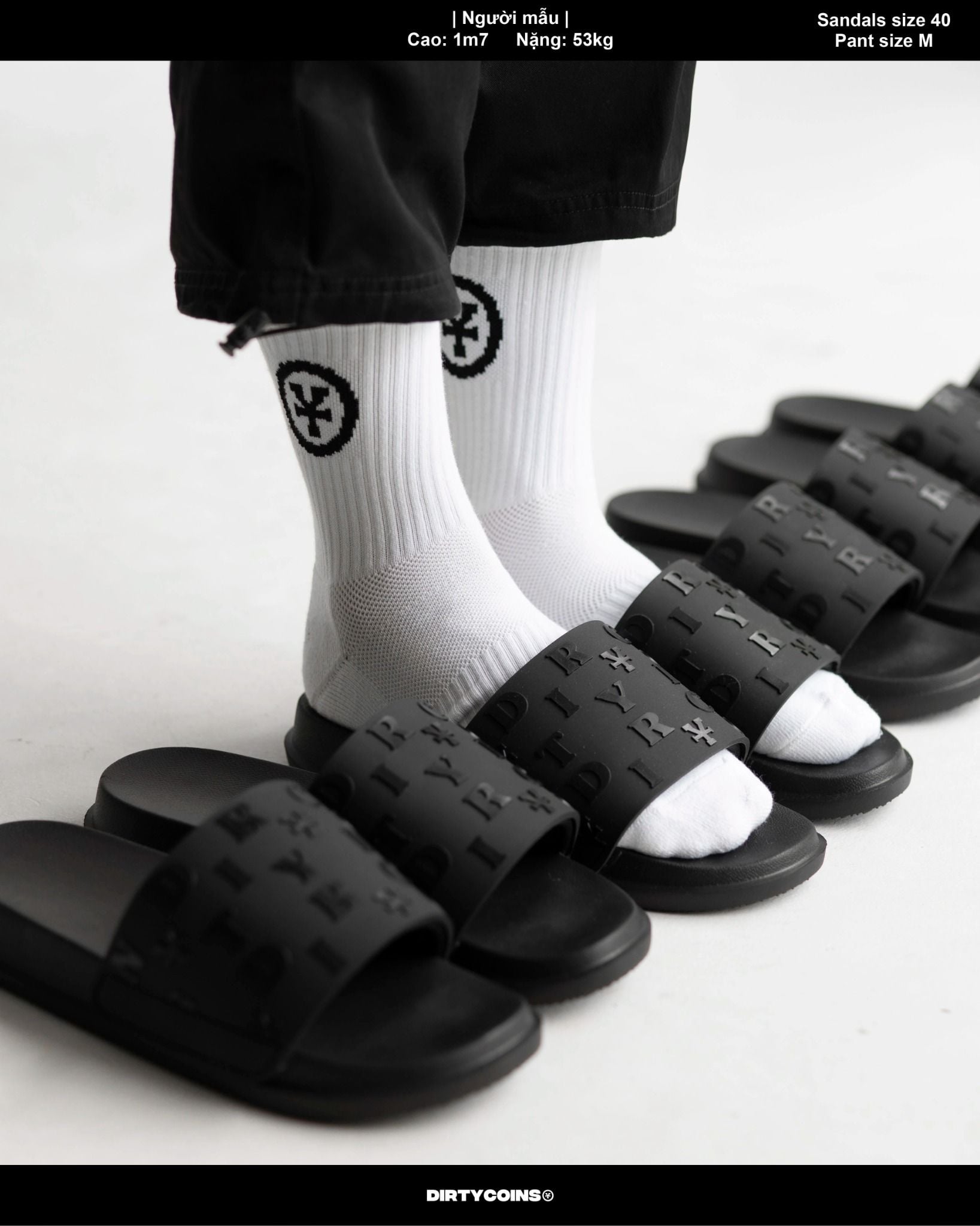  Dép DirtyCoins Print Slides 
