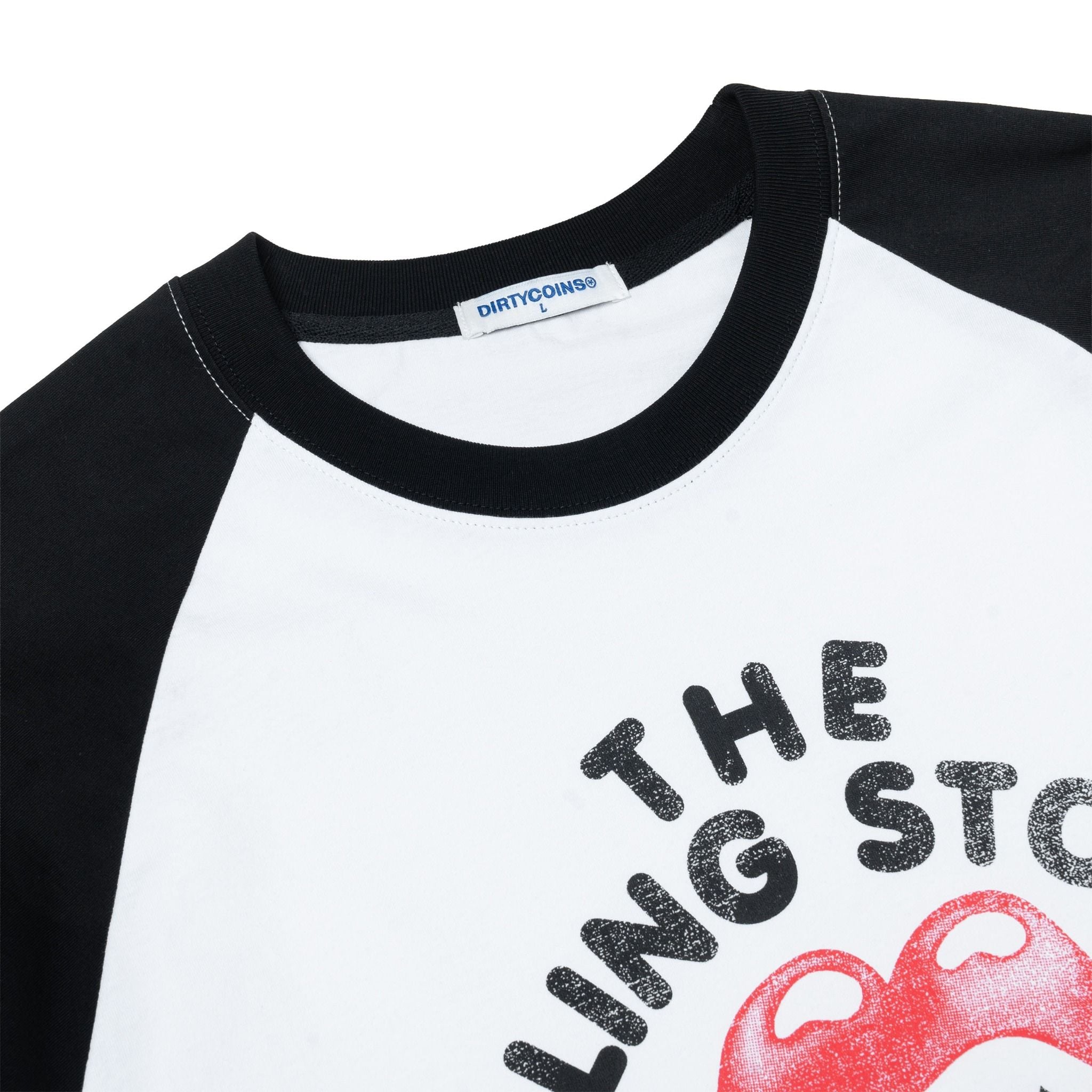  Áo Thun Tay Dài Raglan DCxRS Faded Print 