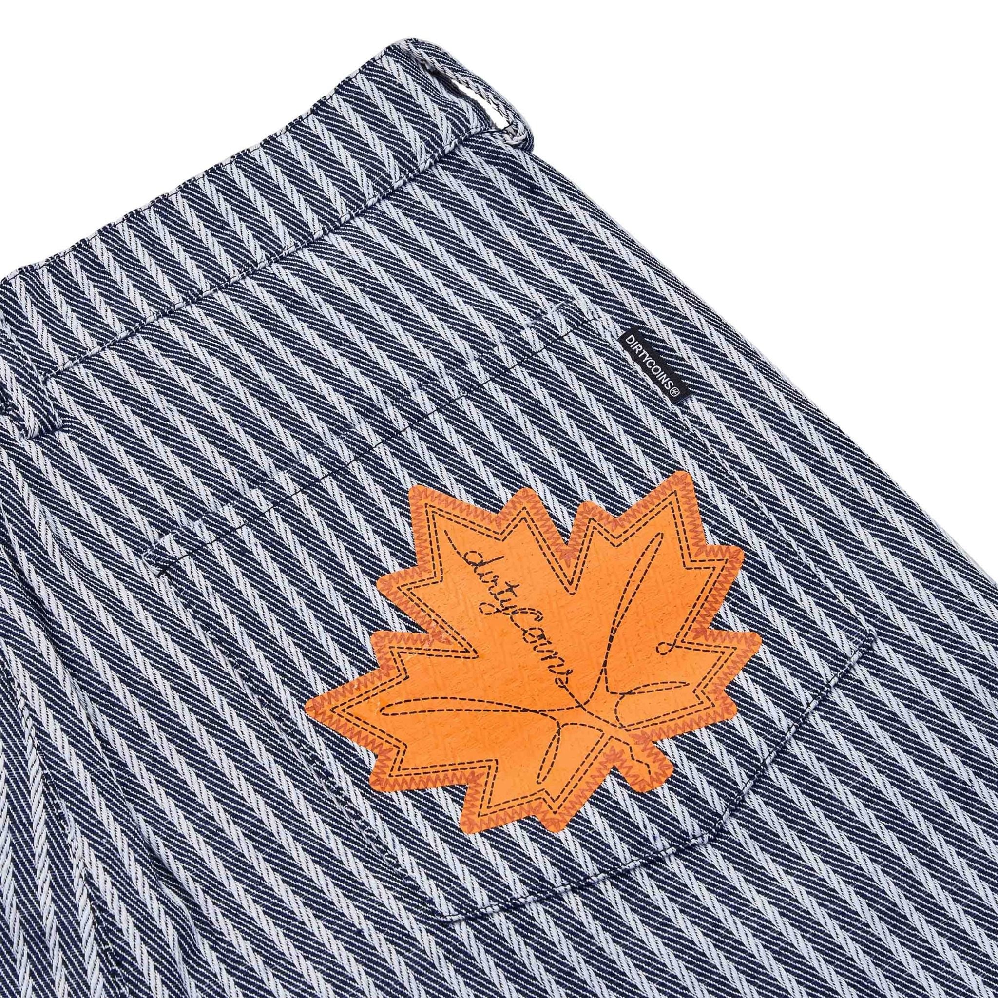  Quần Ngắn Striped Maple Leaf 