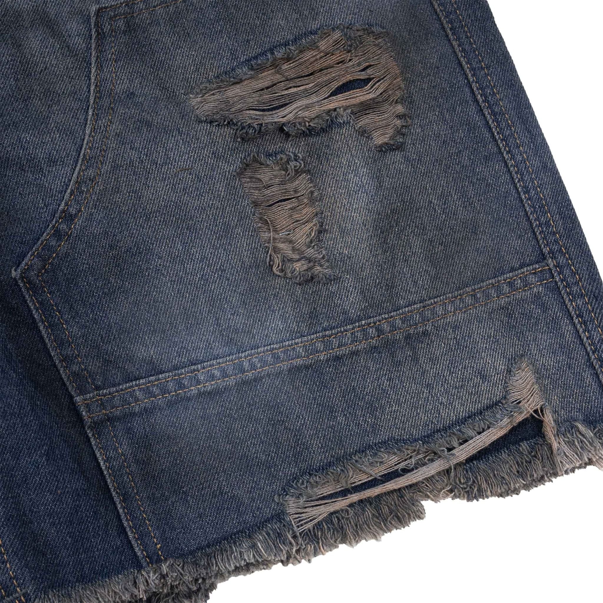  Quần ngắn Double Knee Shorts Distressed 