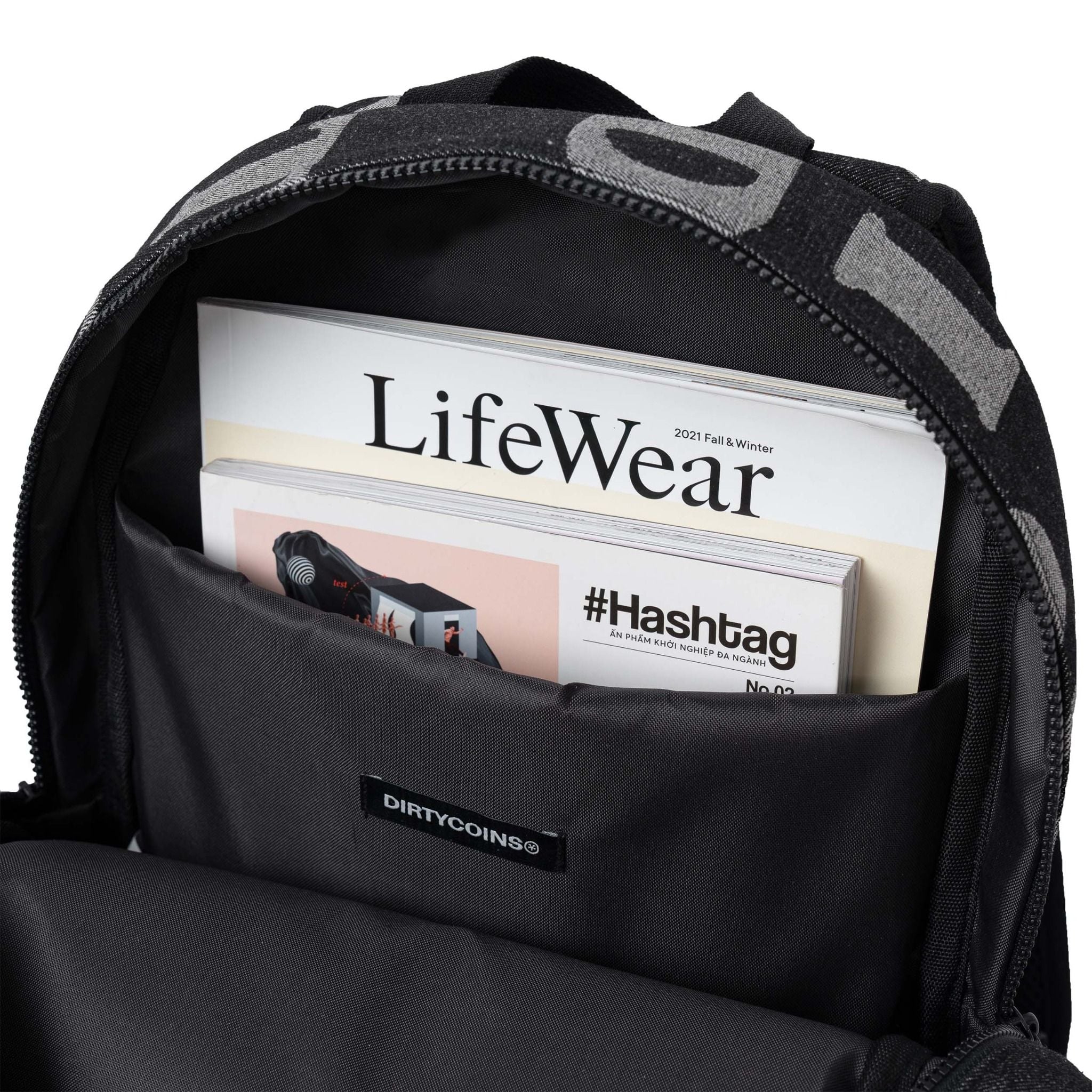  Ba Lô Letters Monogram Denim Backpack 