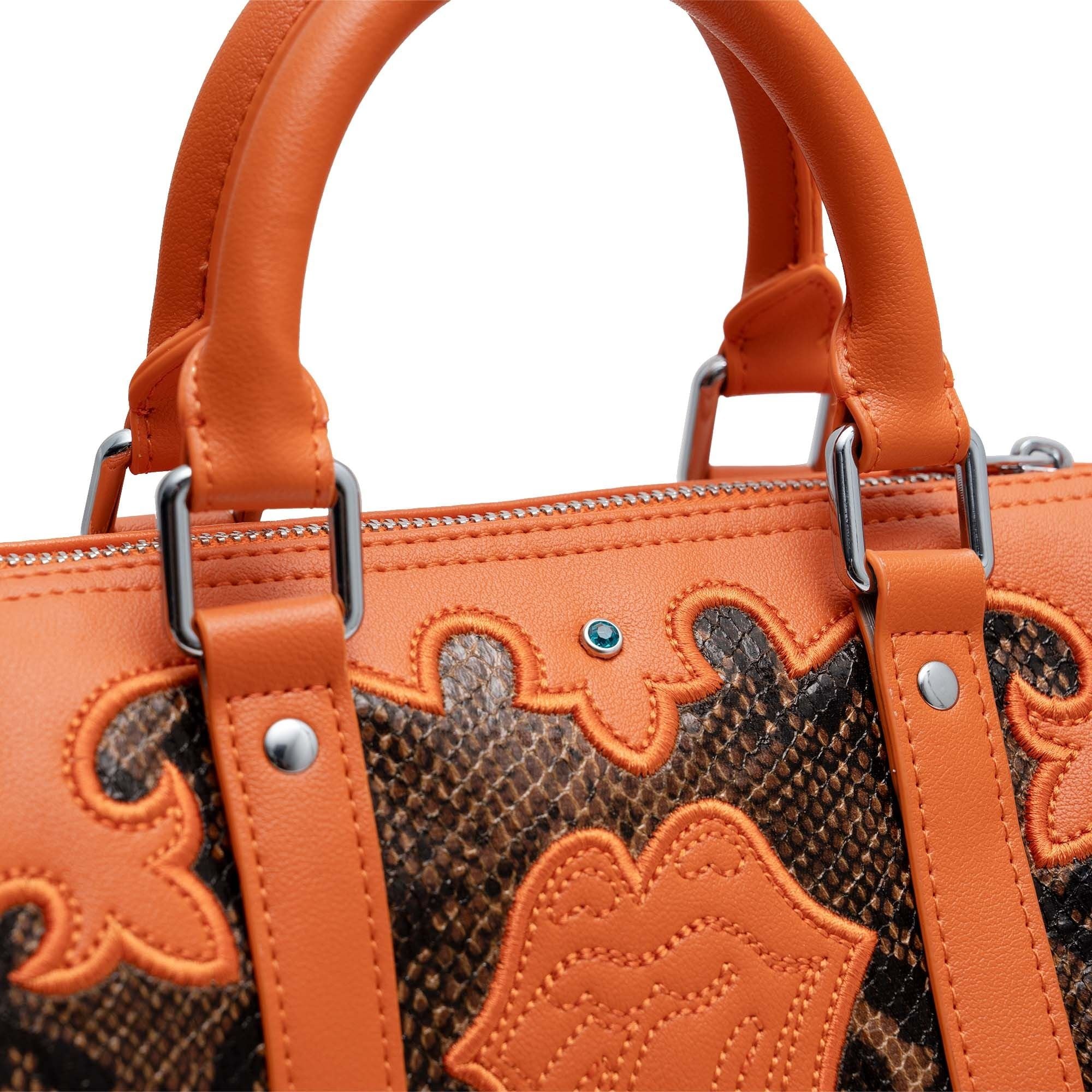  Túi Mini Bowler DCxRS Snake Leather 