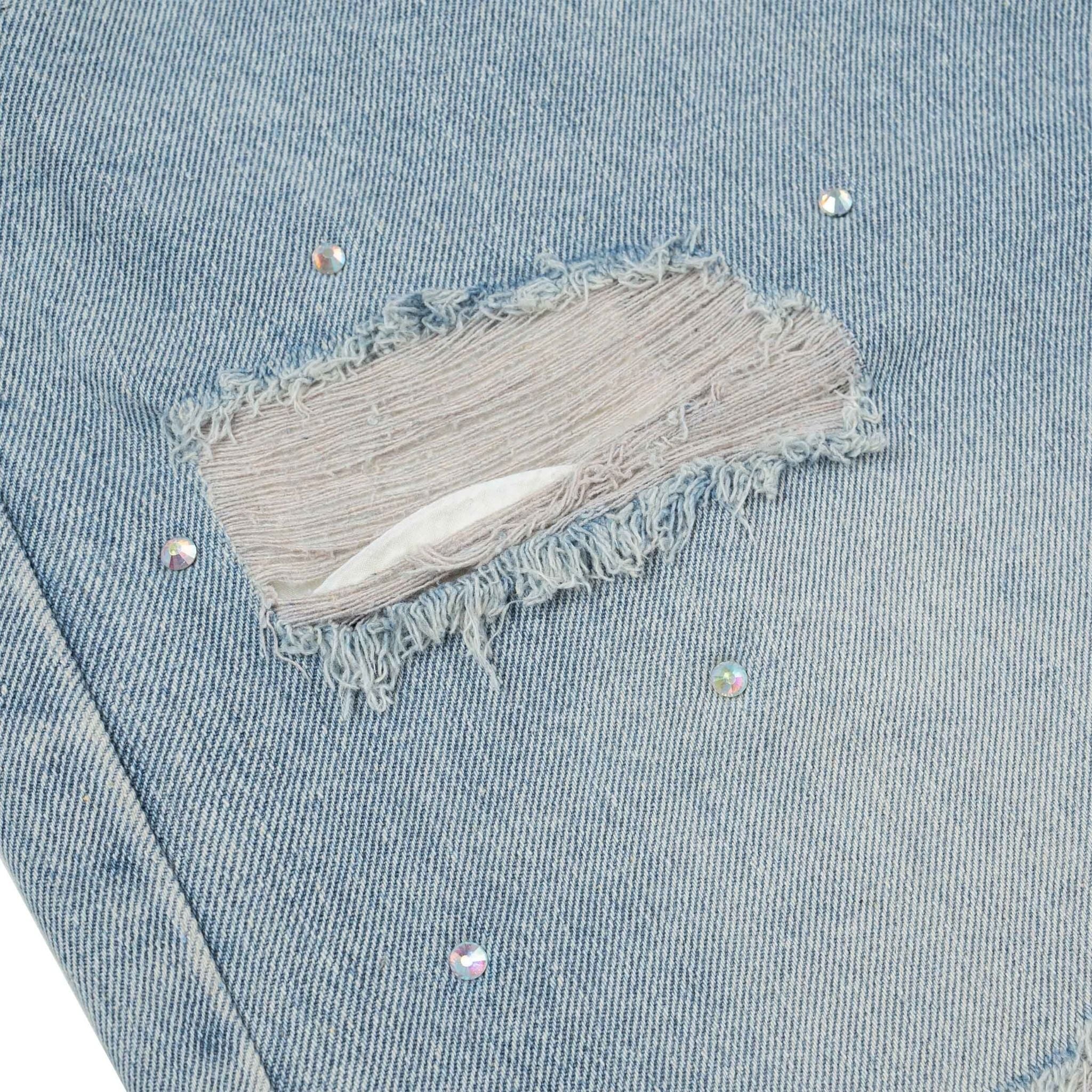 Quần ngắn Denim Shorts Studs 