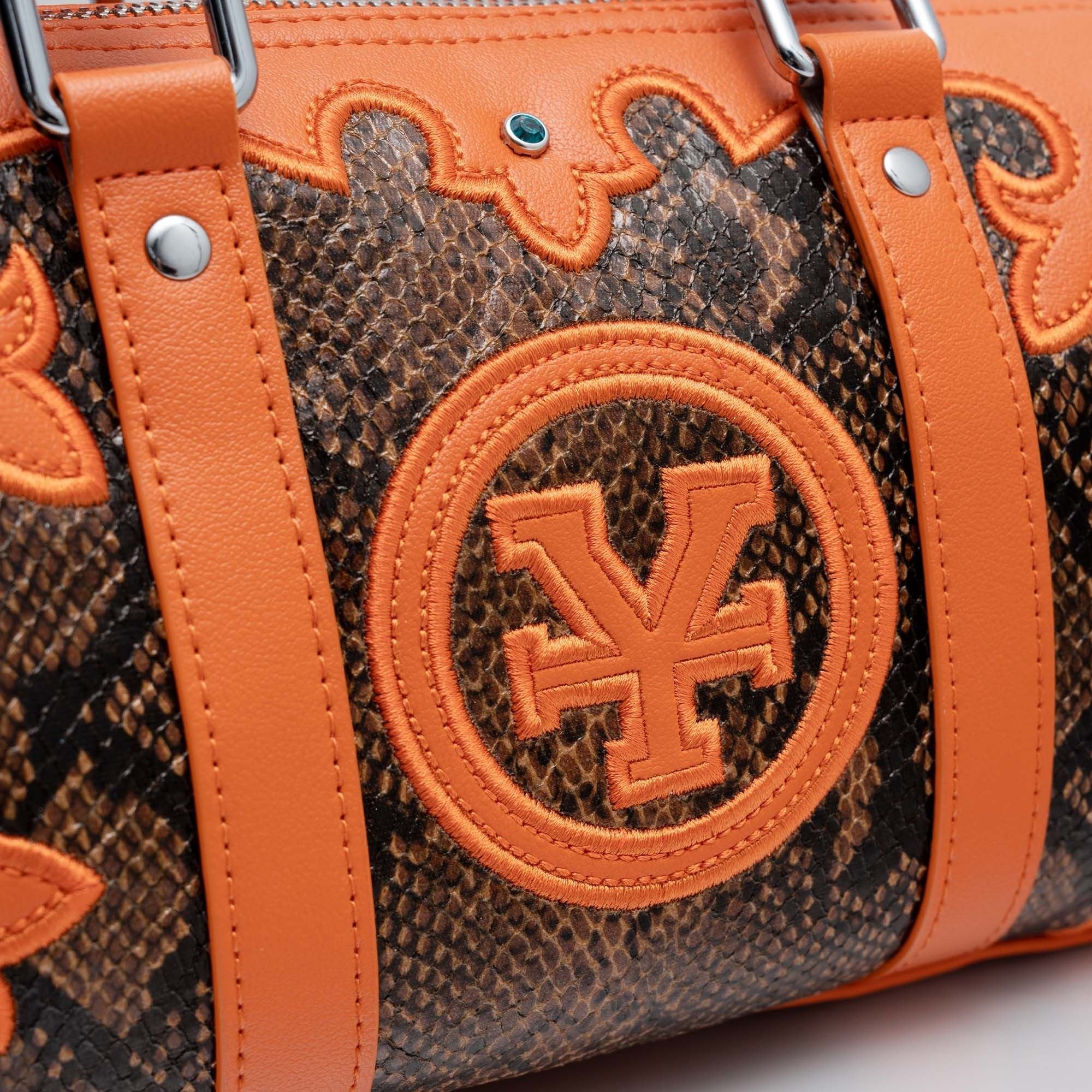  Túi Mini Bowler DCxRS Snake Leather 