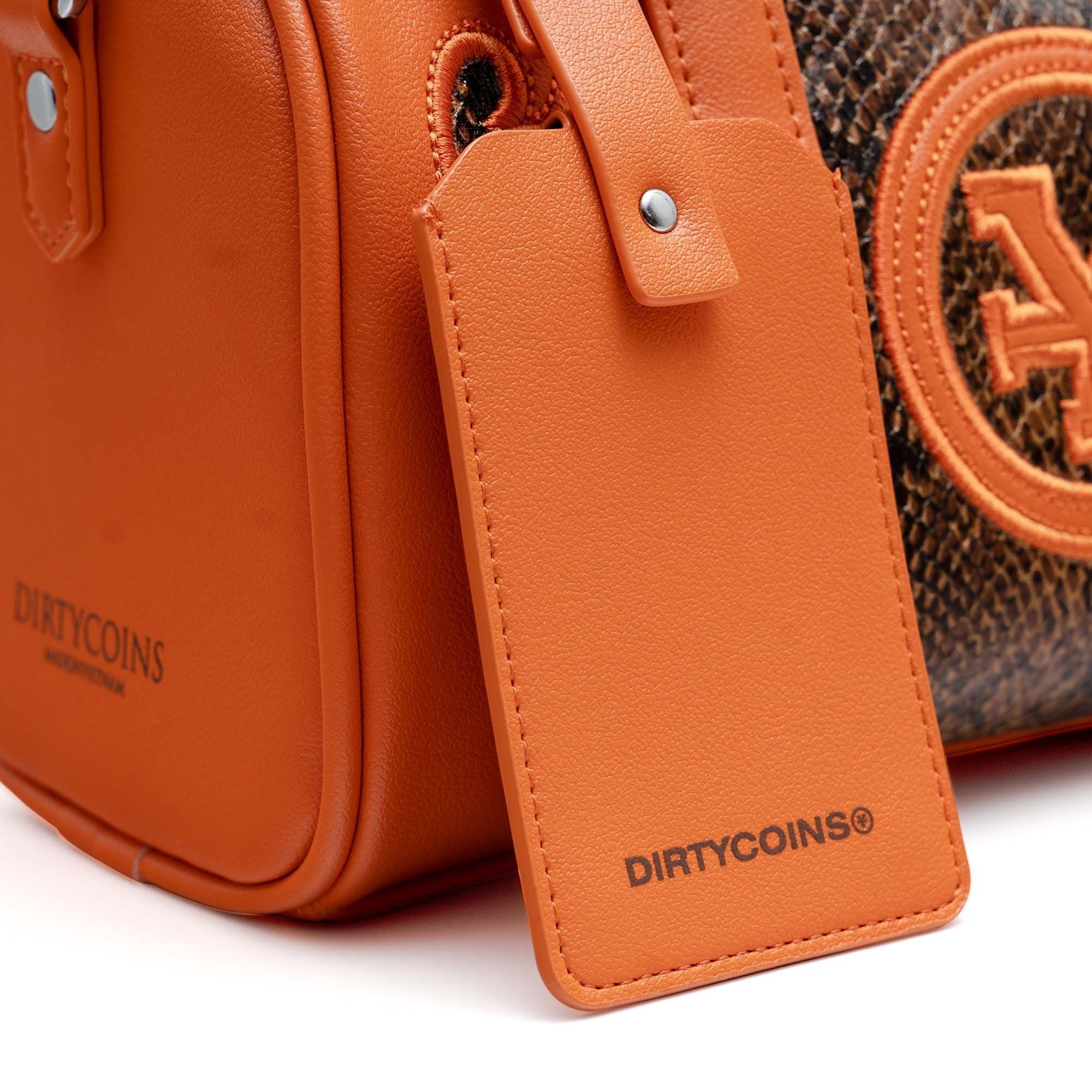  Túi Mini Bowler DCxRS Snake Leather 