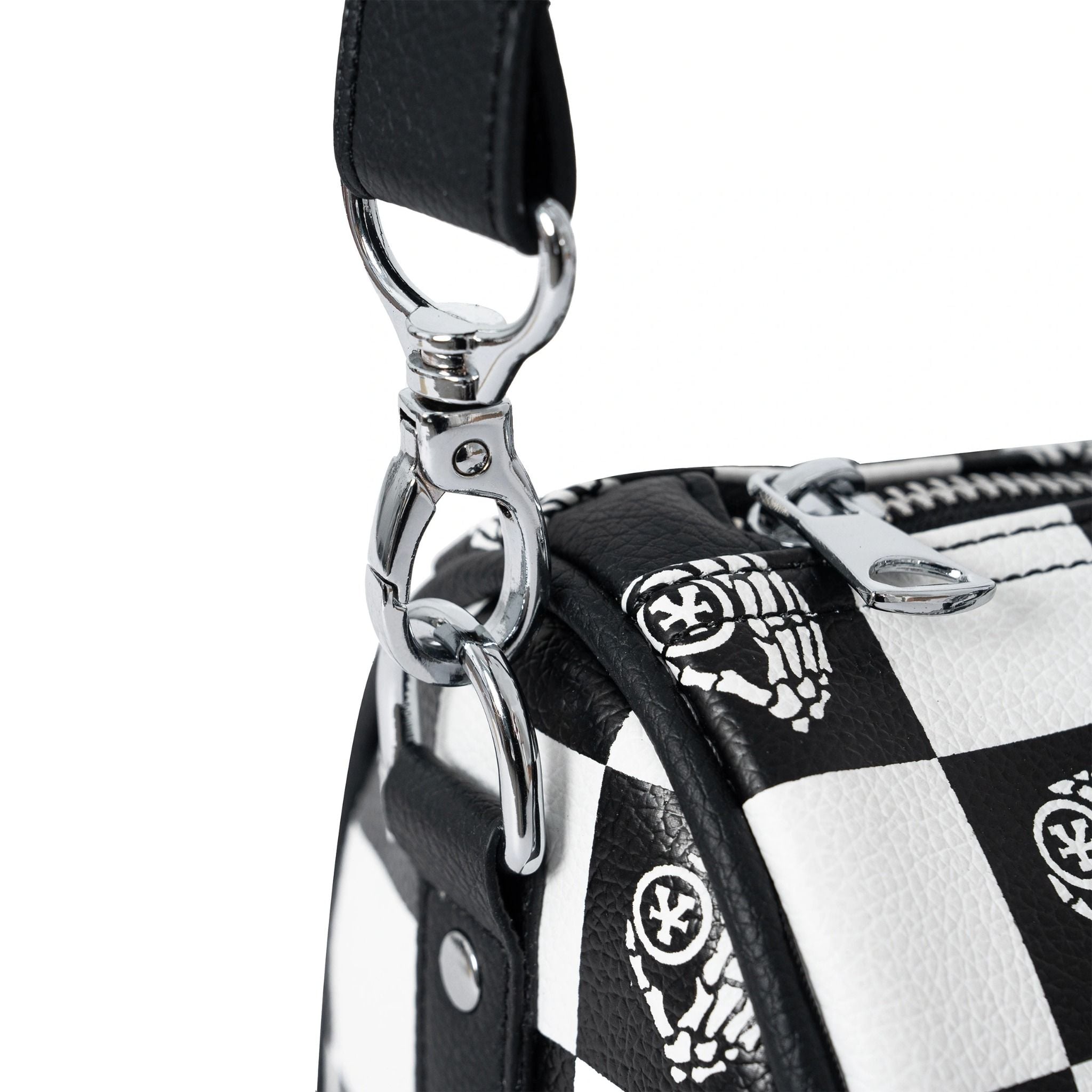  Túi xách Checkerboard Print Mini Bowler Bag 
