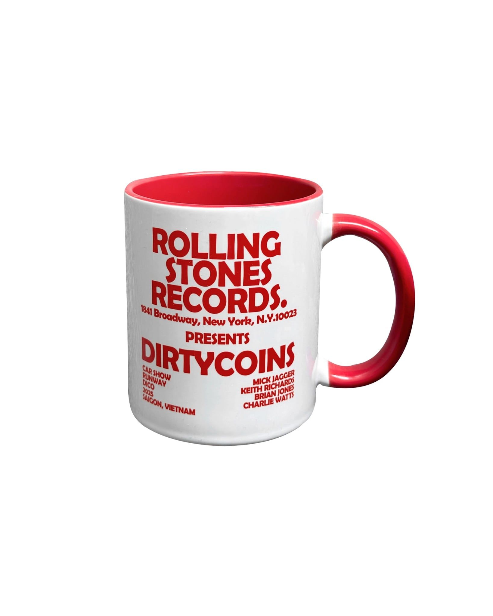  Ly Sứ DCxRS Rolling Stones Record Red 