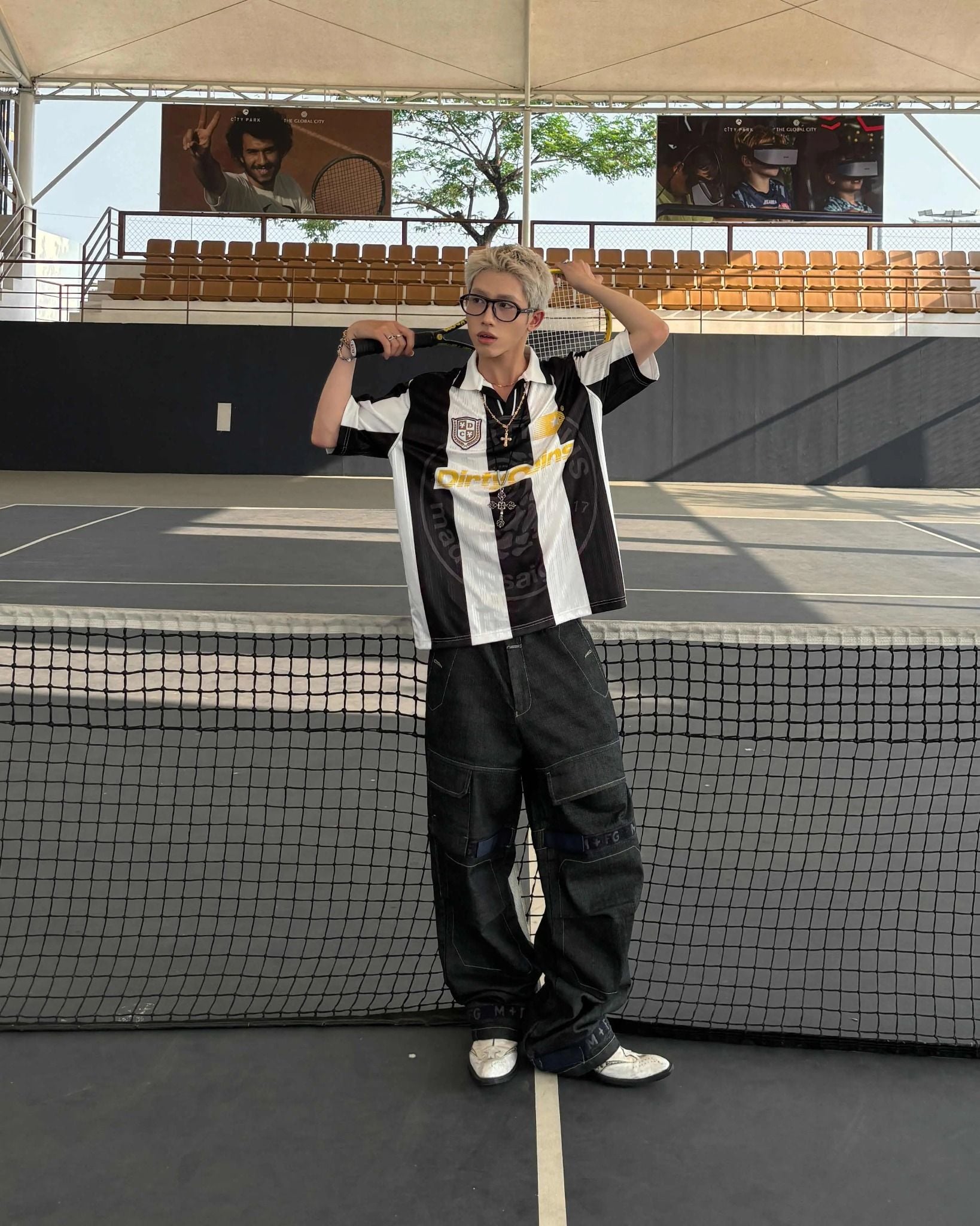  Áo thun Polo Soccer Jersey Striped 
