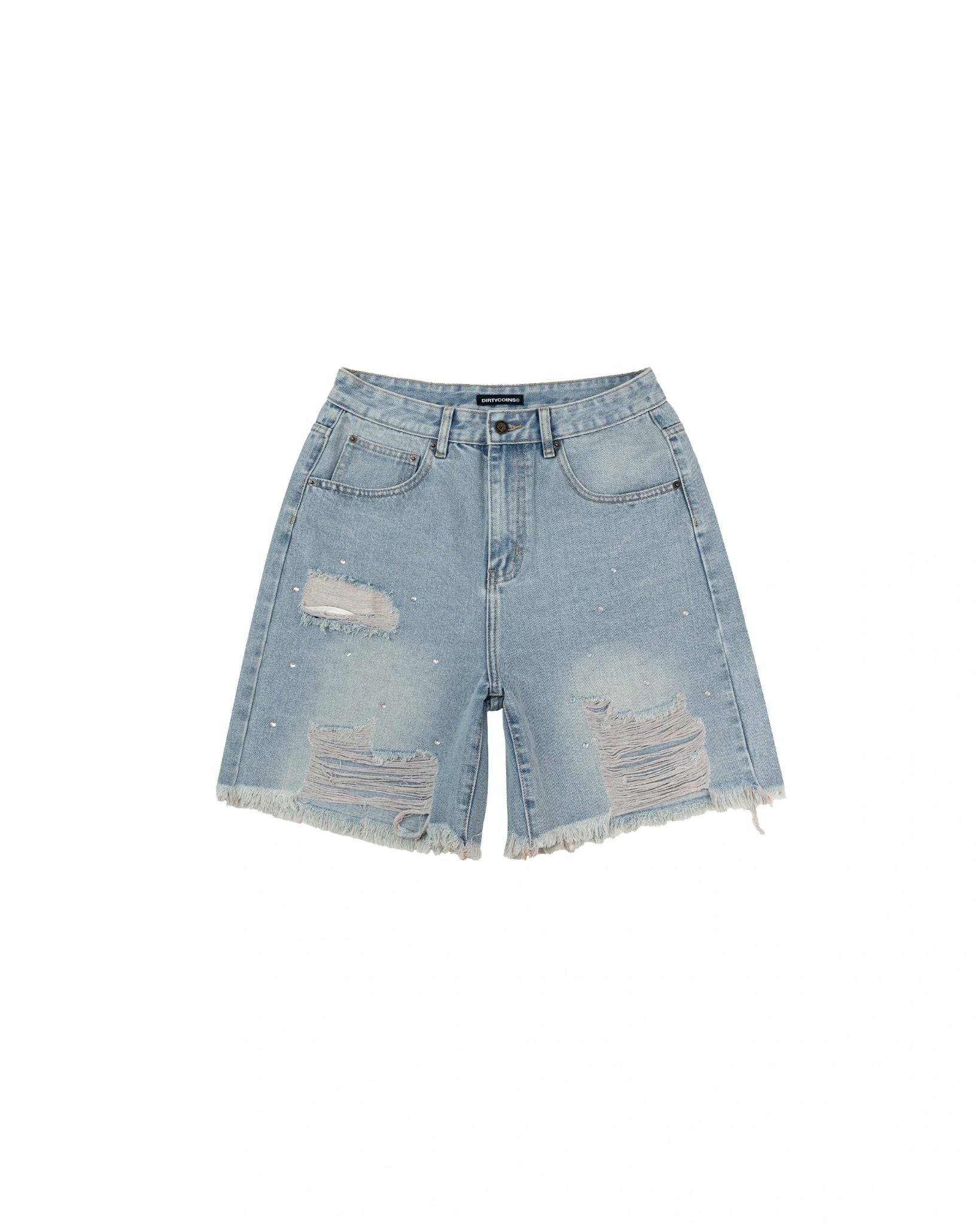  Quần ngắn Denim Shorts Studs 