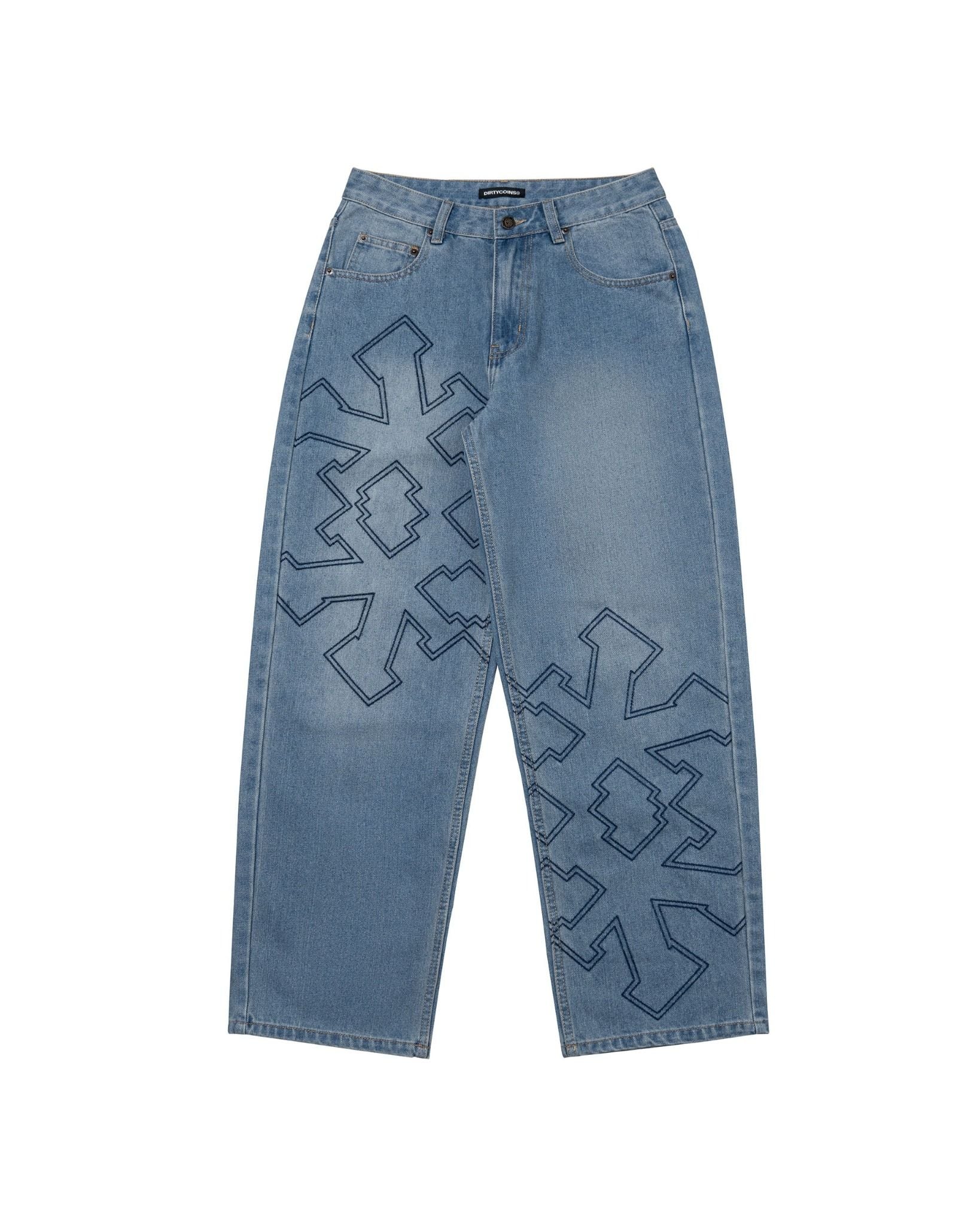  Quần dài Denim Pants 'Y' Embroidery 