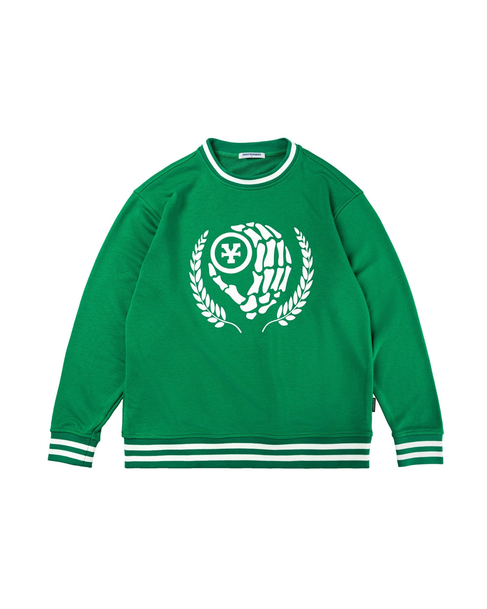 DirtyCoins Áo dài tay Wreath Leaf Sweatshirt