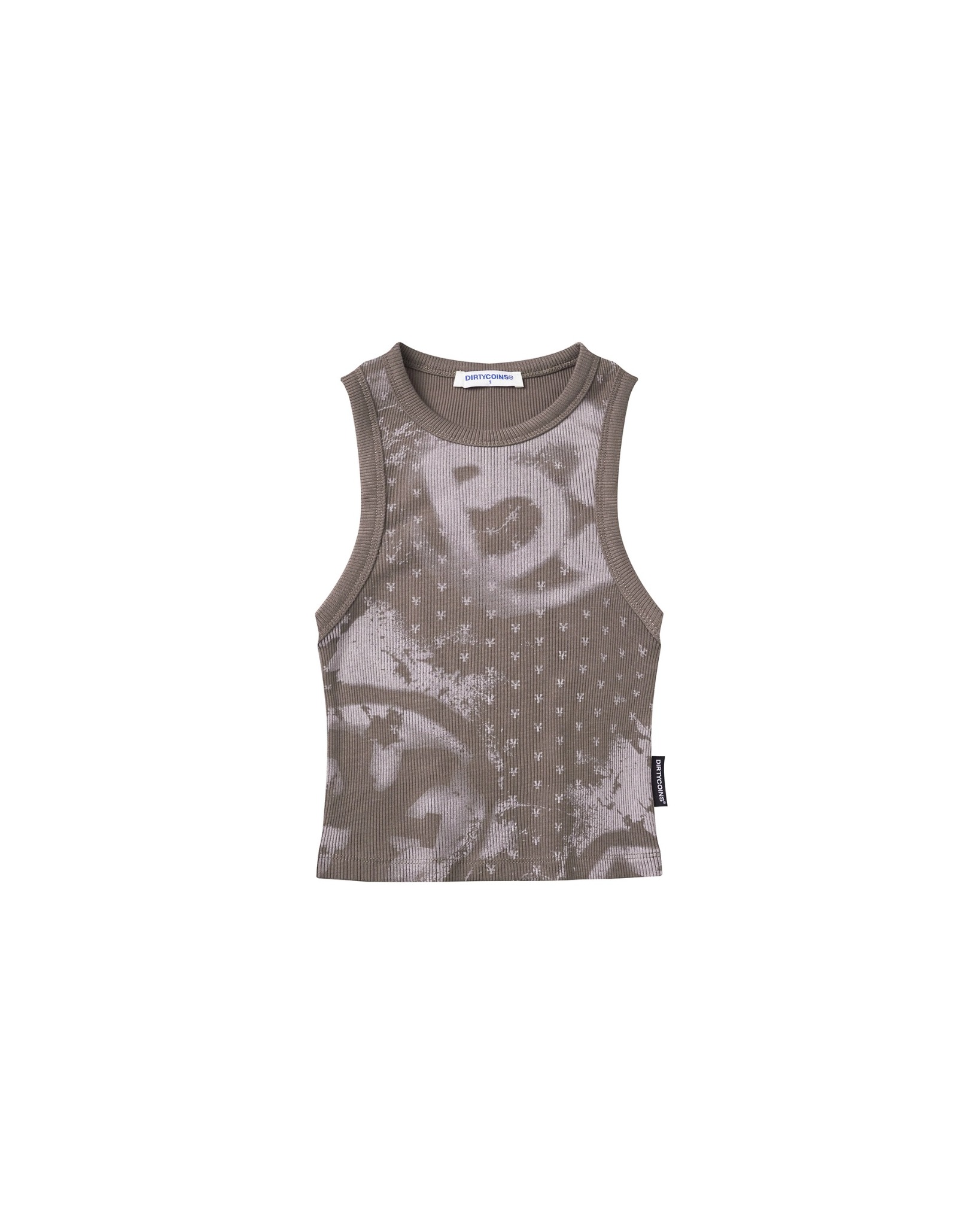 DirtyCoins Áo thun DC x BR Ribbed Crop Tank Top