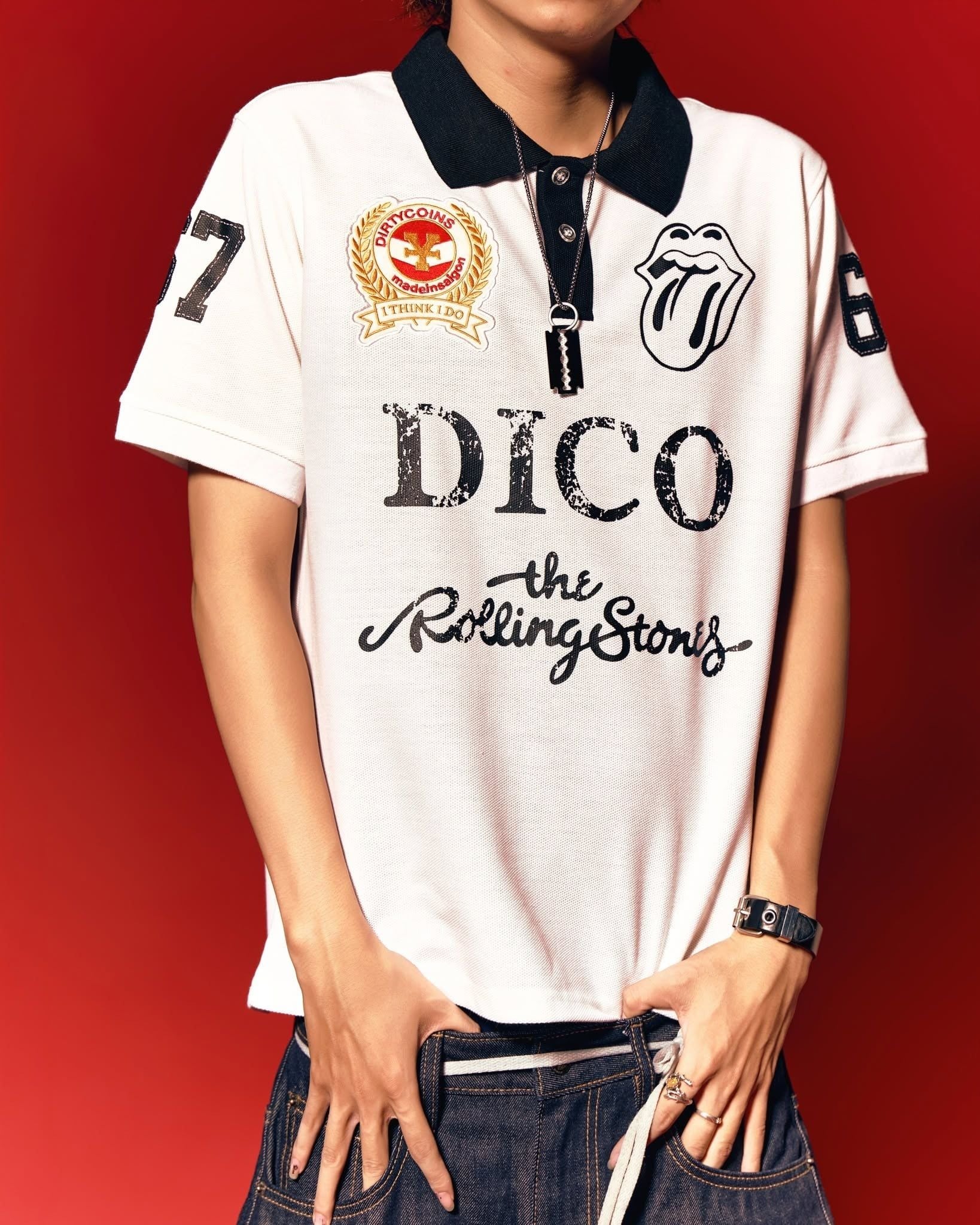  Áo Thun Polo DCxRS Classic Patches 