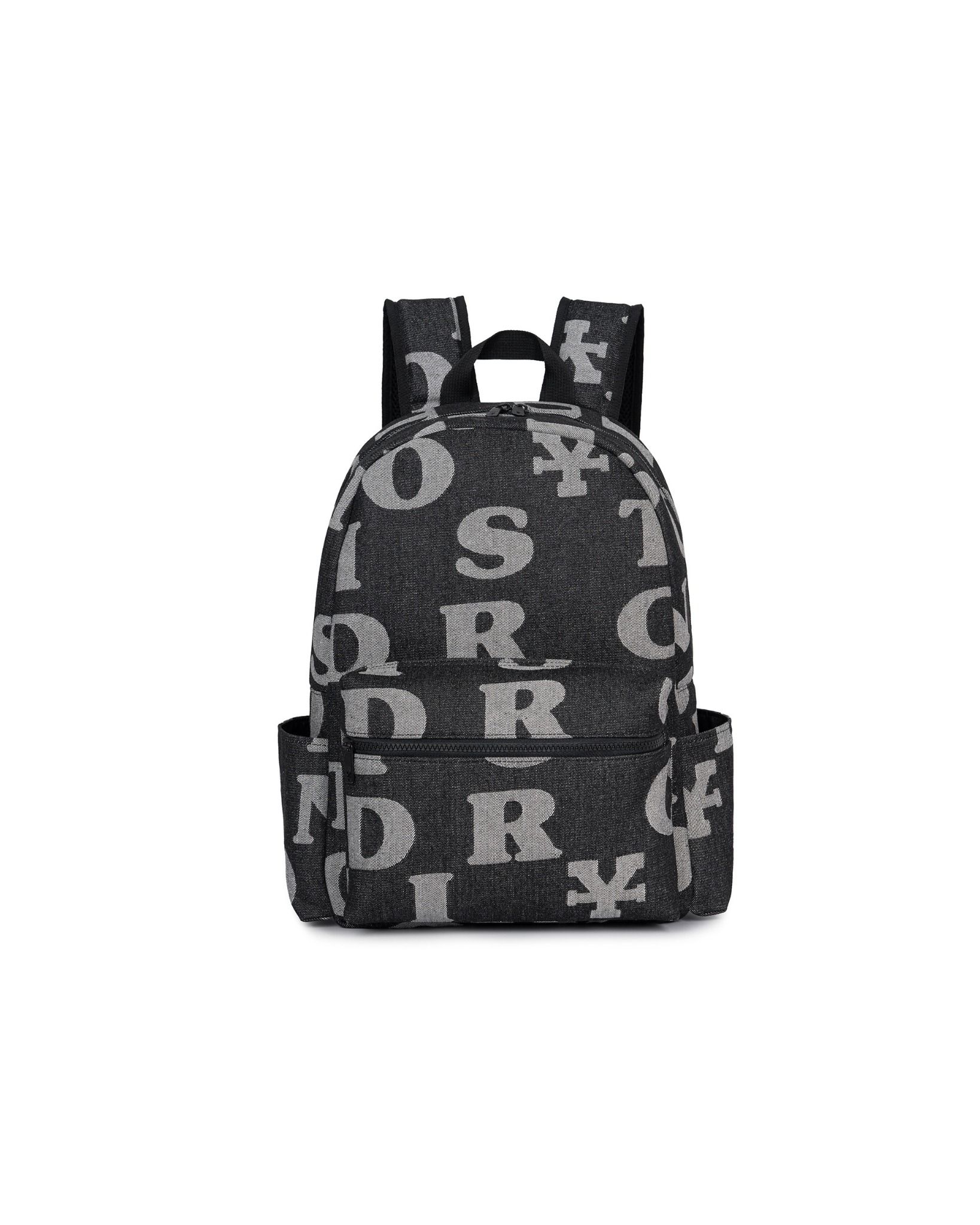  Ba Lô Letters Monogram Denim Backpack 