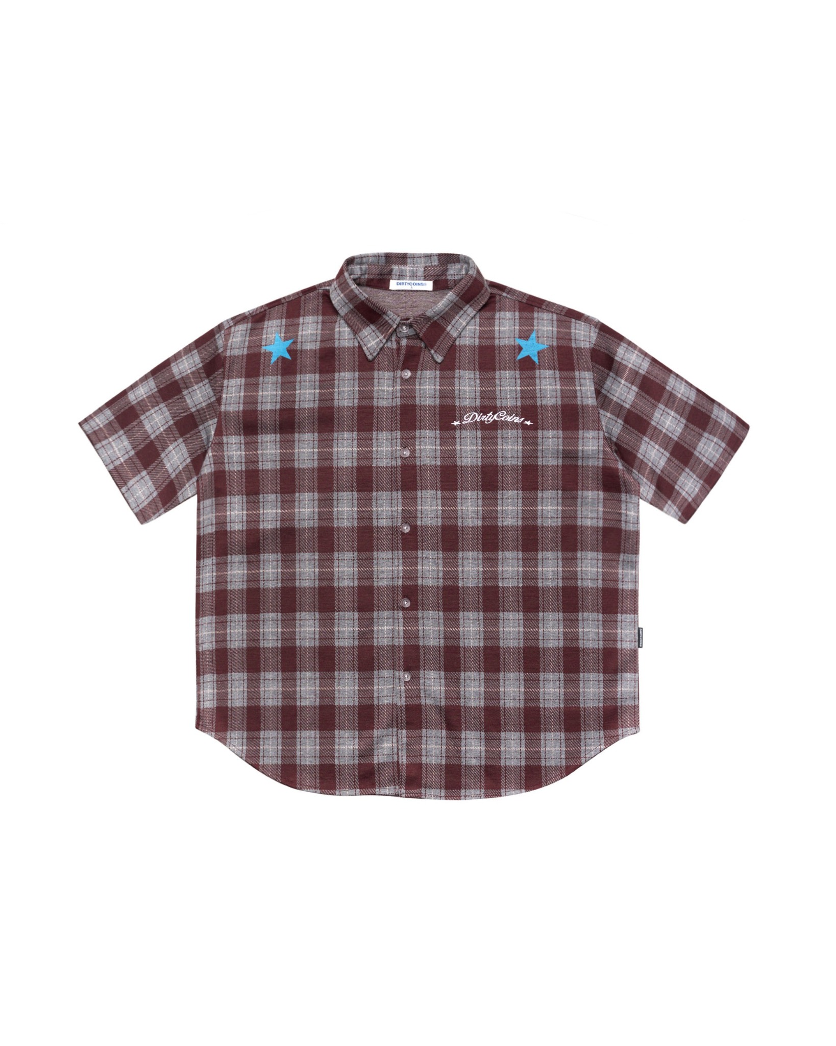 DirtyCoins Áo Sơ Mi DirtyCoins Bluestar Check Shirt