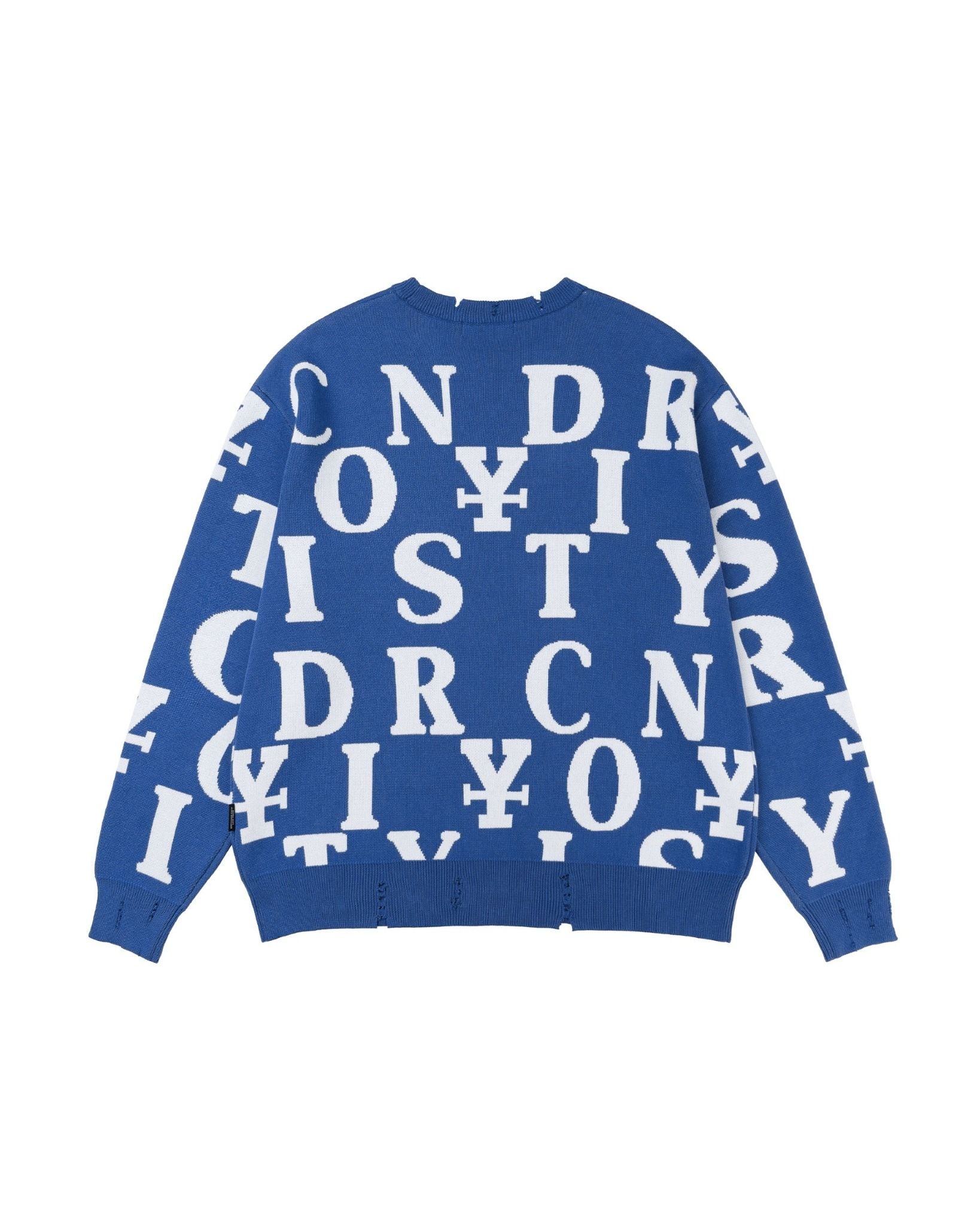  Áo dài tay Letters Monogram Knit Sweater 