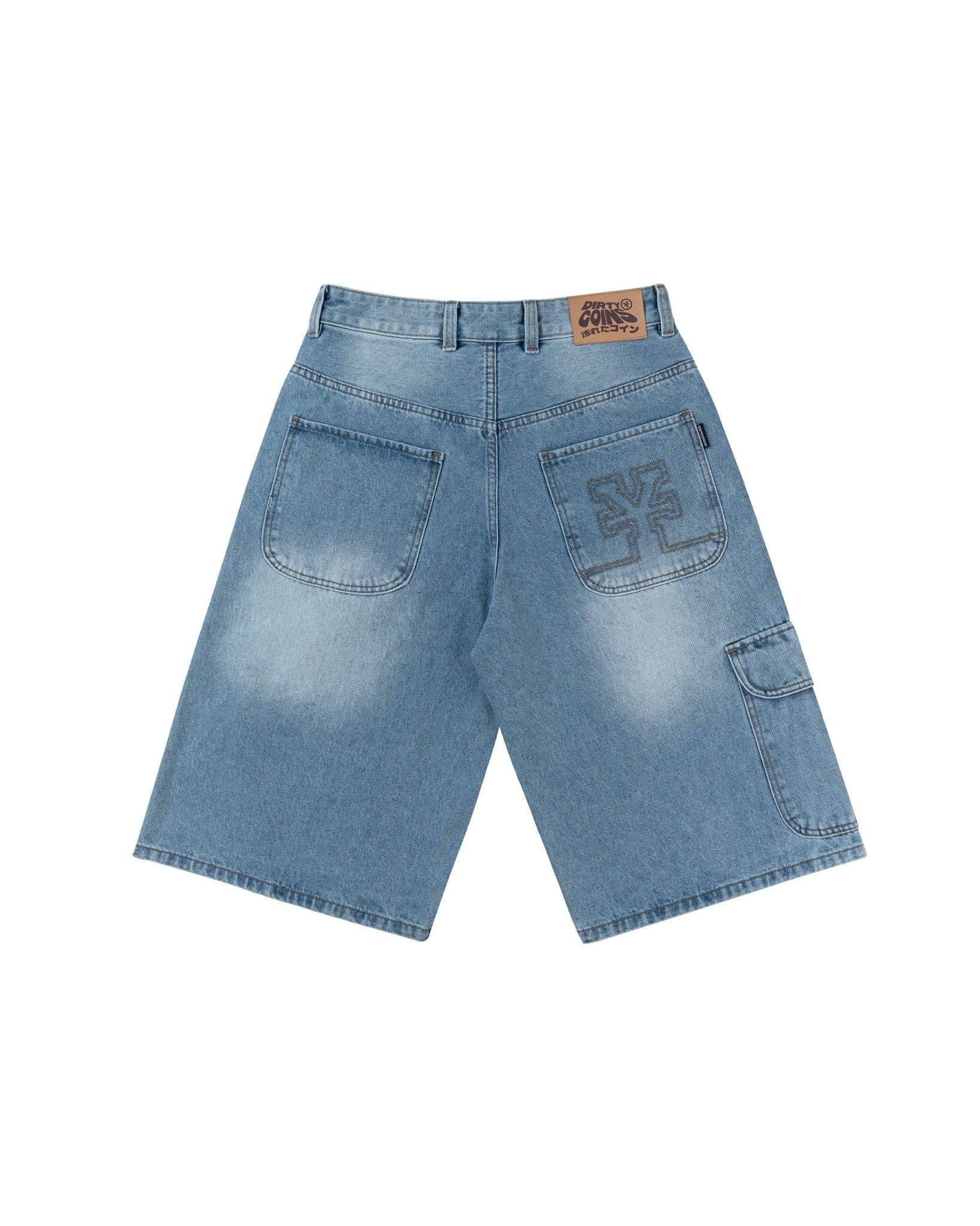  Quần Ngắn Denim Baggy Embroidery Logo 