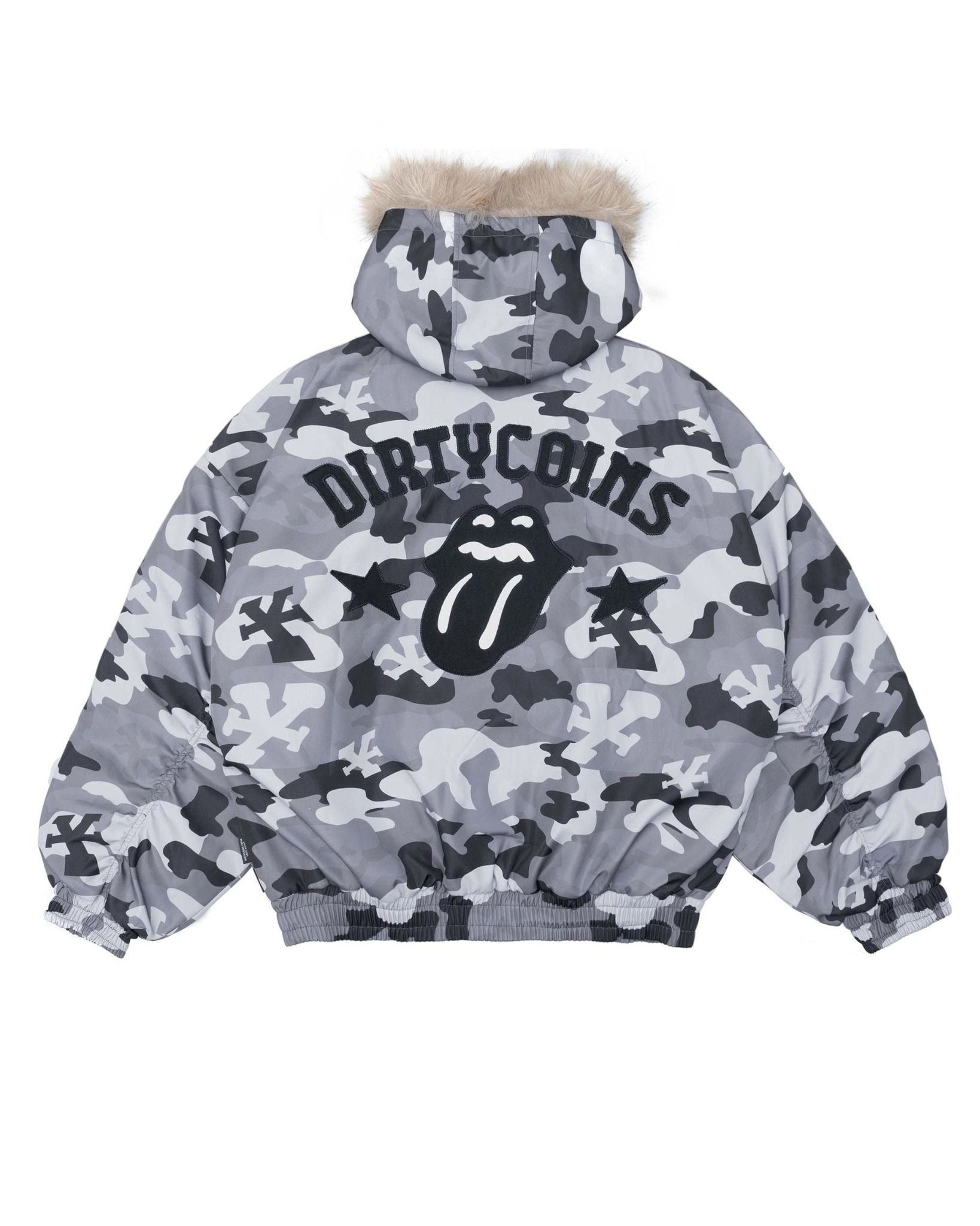  Áo khoác Bomber DCxRS Camo Fur Hooded 